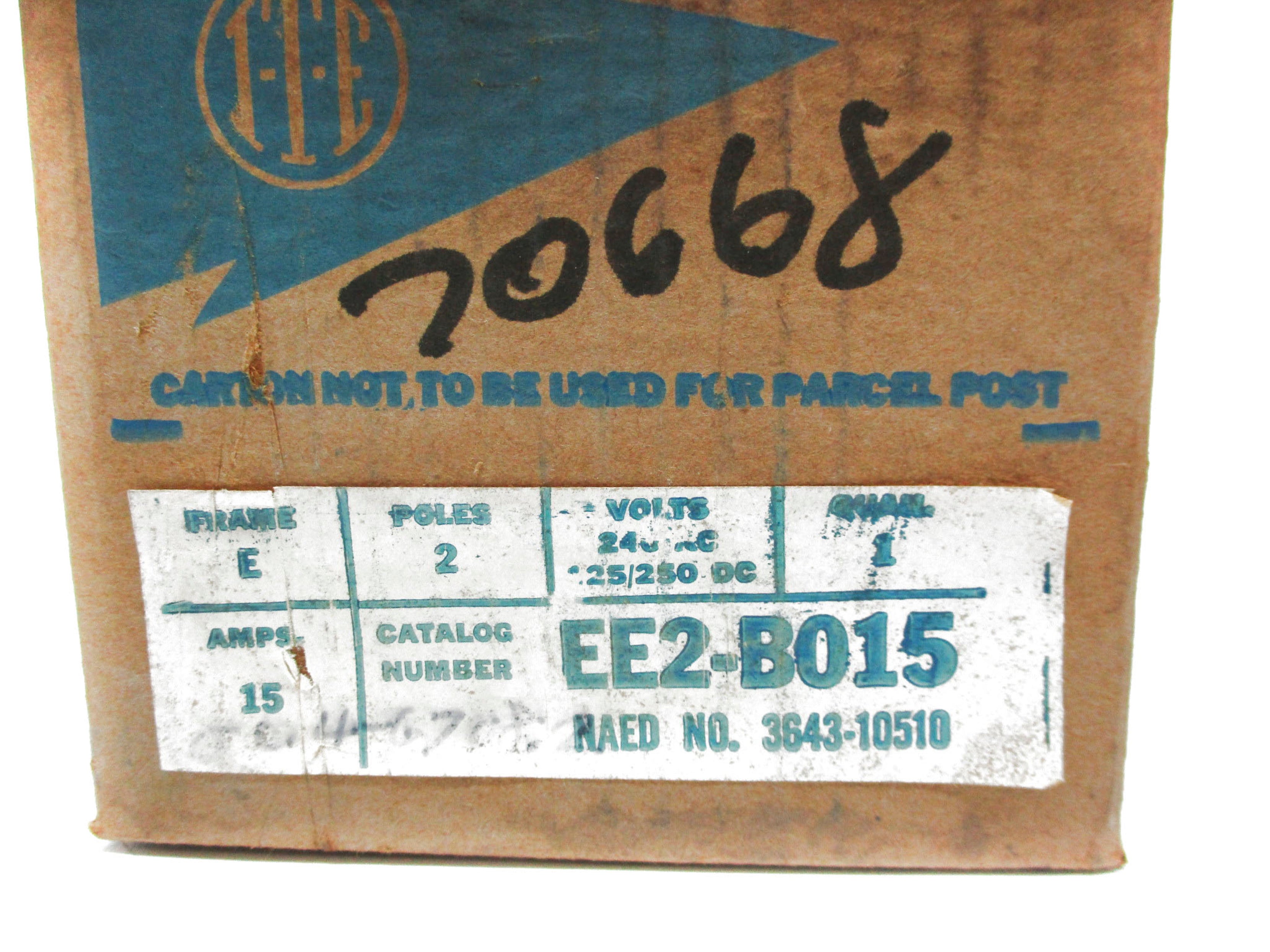 ITE E22-B015 15A 125/250VDC 240VAC NSMP