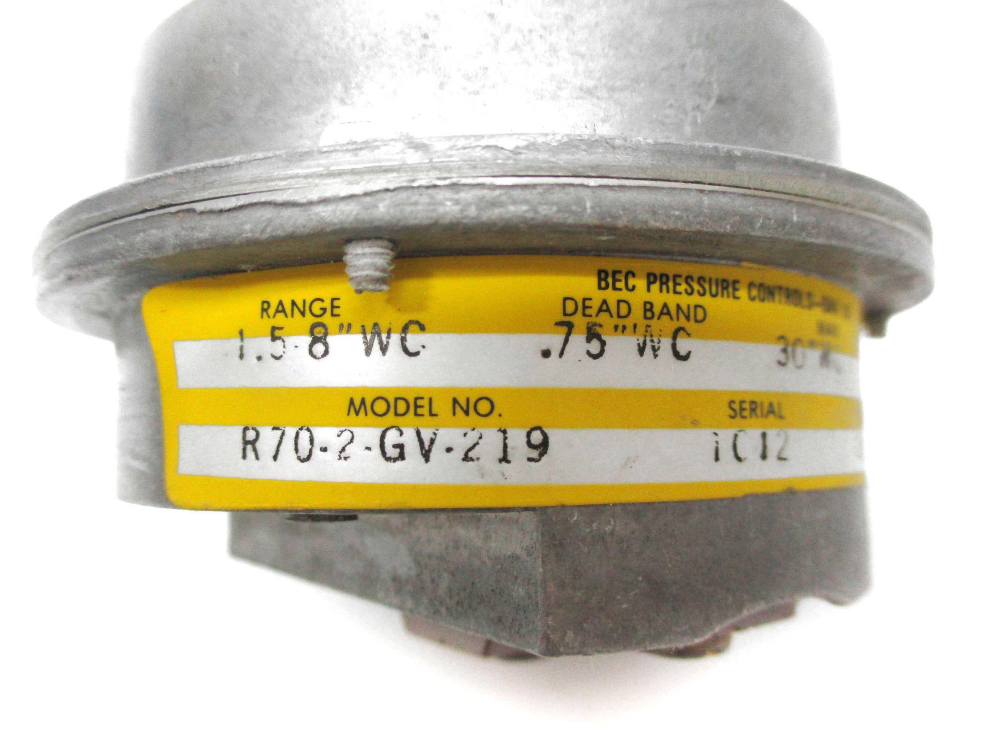 BEC PRESSURE CONTROLS R70-2-GV-219 UNMP