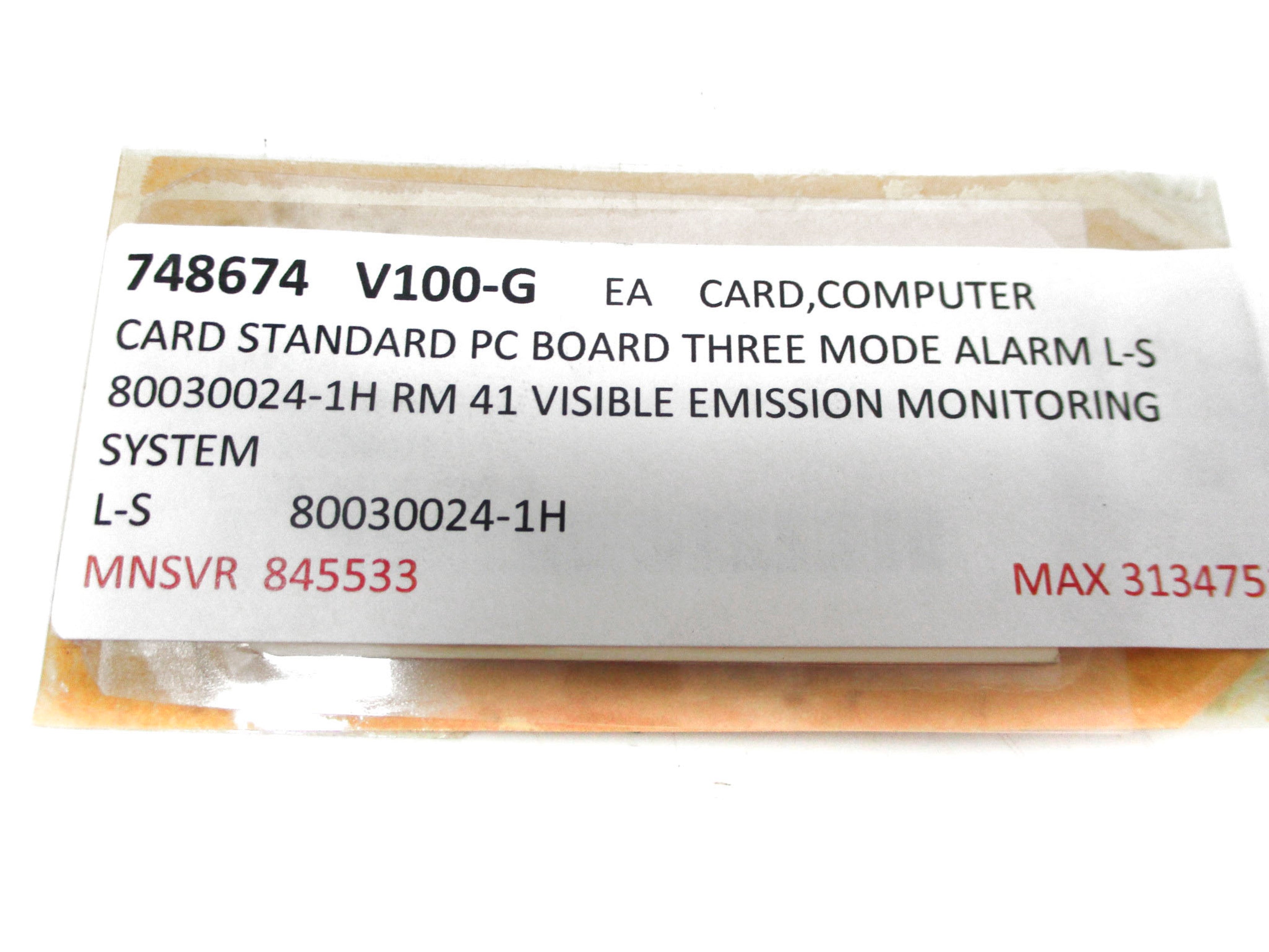 MEASUREMENT CONTROLS 80030024-1 REV. J NSNP