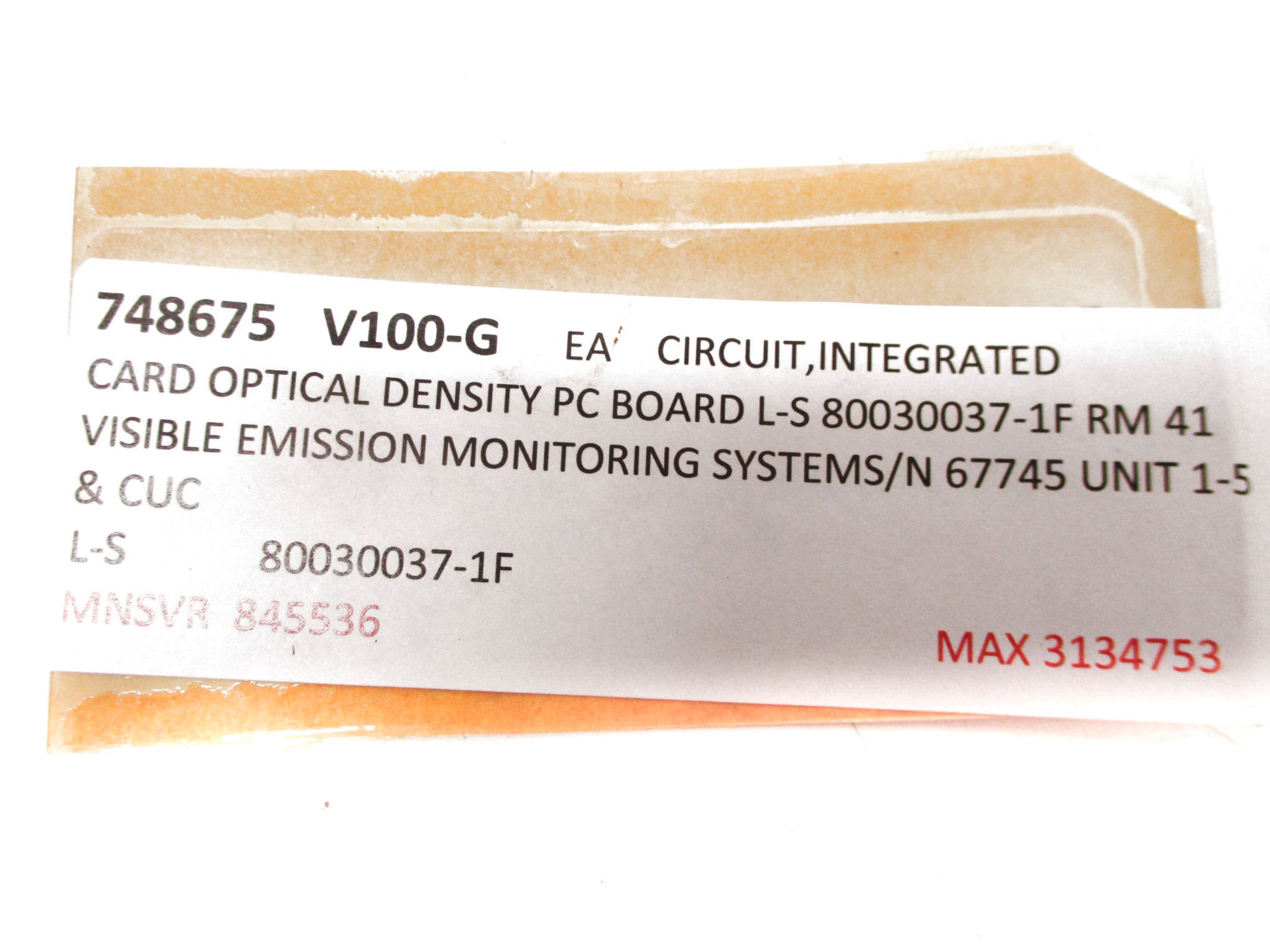 INDUSTRIAL MRO 80030037-1 REV. Q UNMP