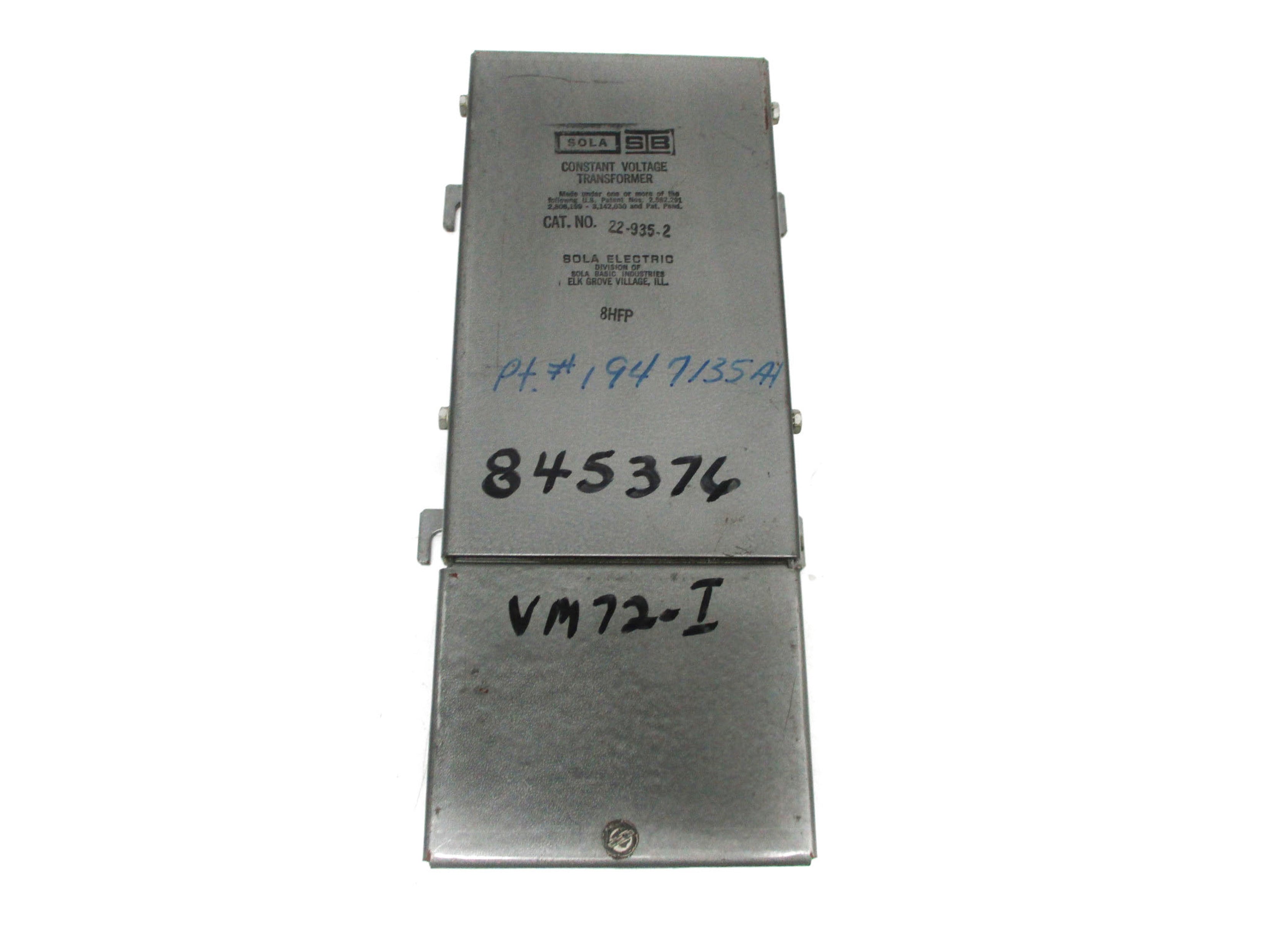SOLA ELECTRIC 22-935-2 NSNP