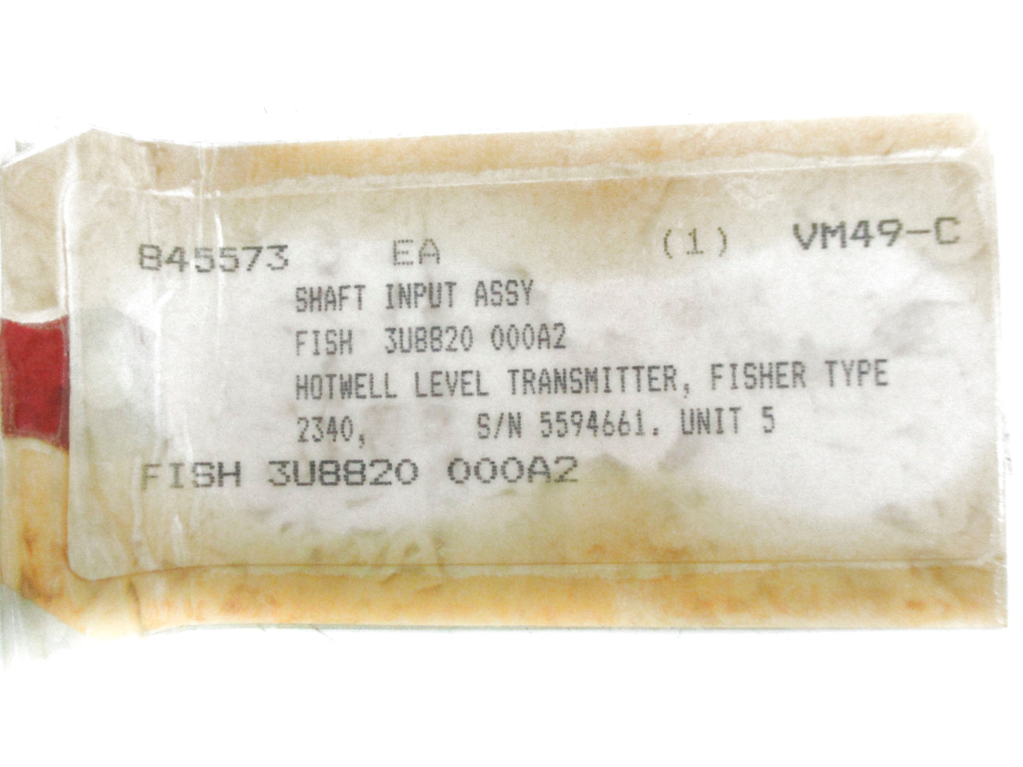 INDUSTRIAL MRO 3U8820000A2 UNMP