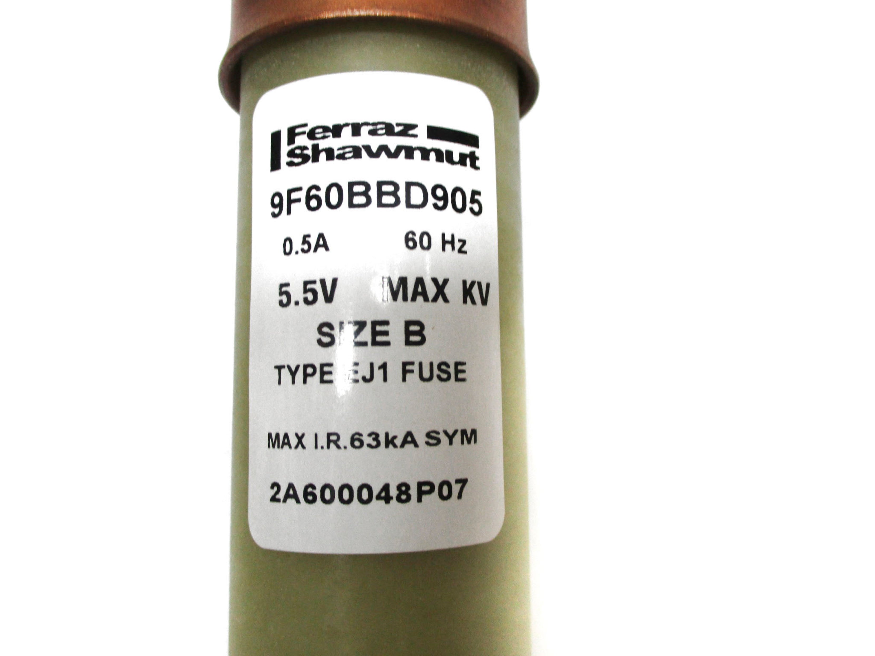 FERRAZ SHAWMUT 9F60BBD905 0.5A 5.5V NSMP