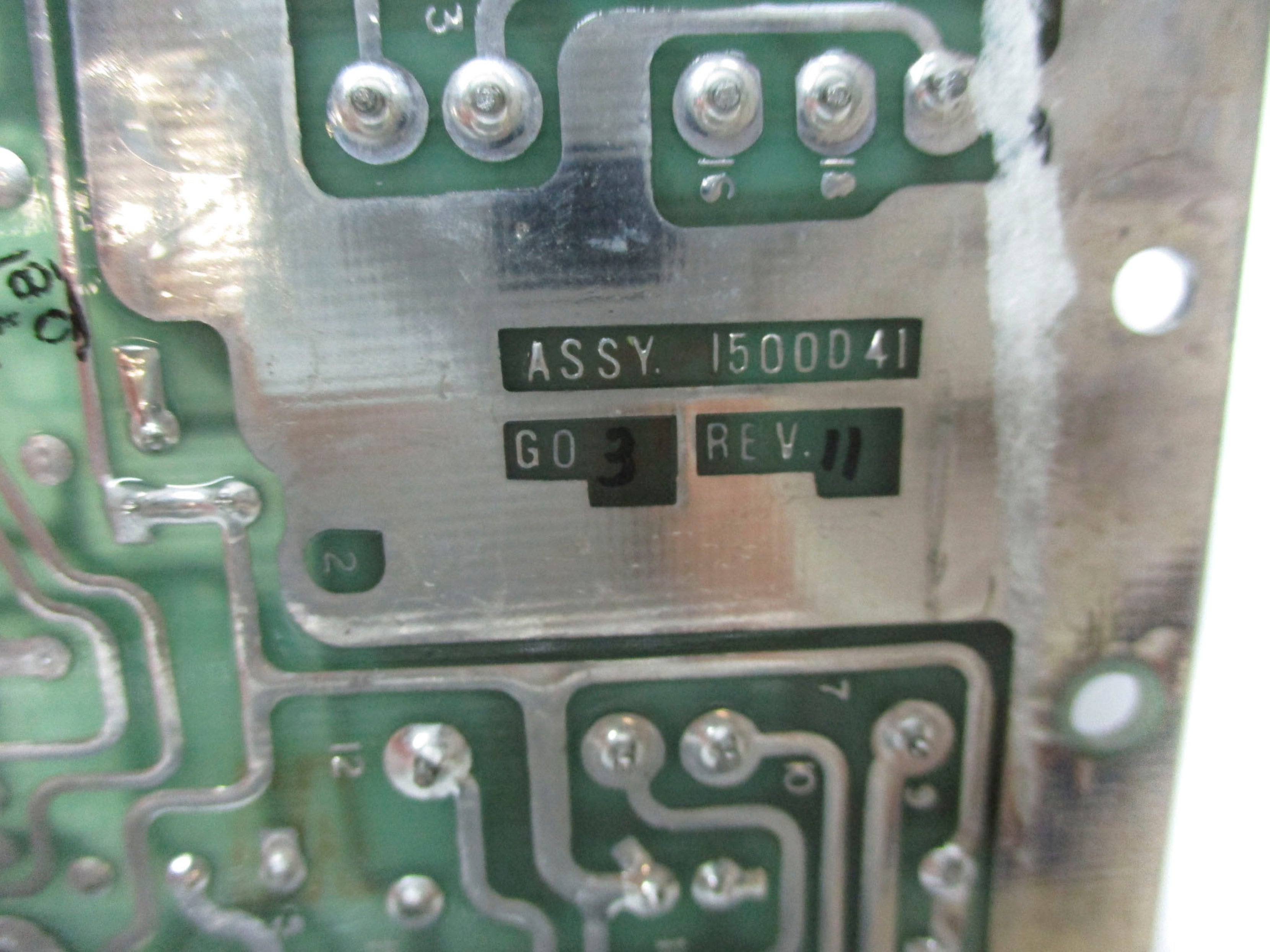 INDUSTRIAL MRO 1500D41G03 REV. 11 UNMP