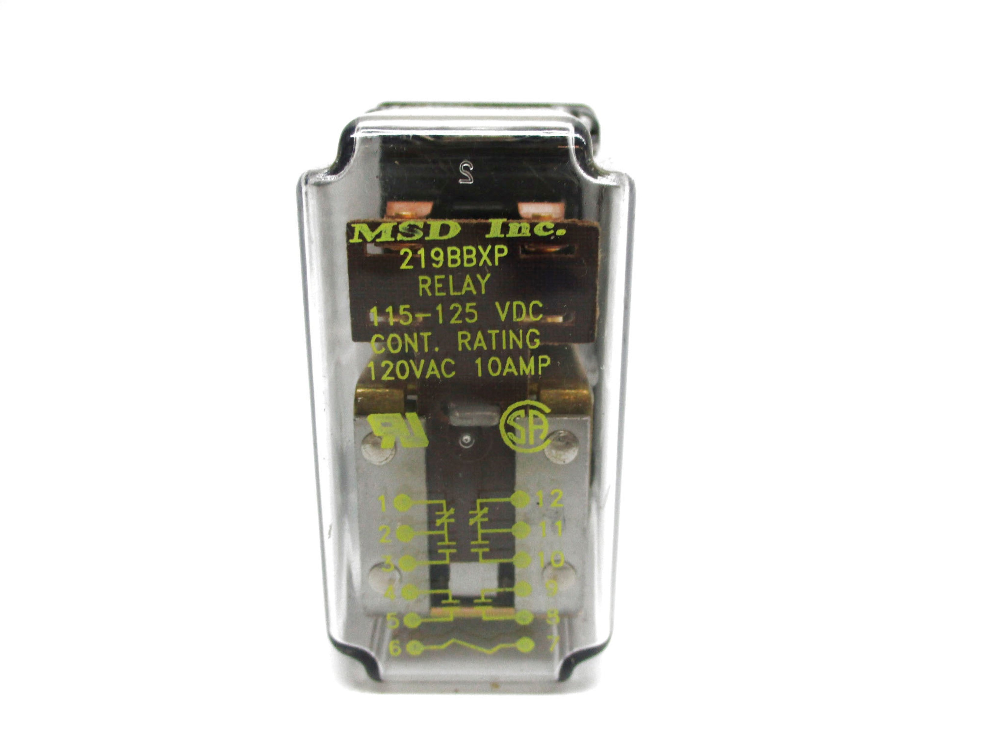 MSD 219BBXP 115-125VDC NSNP