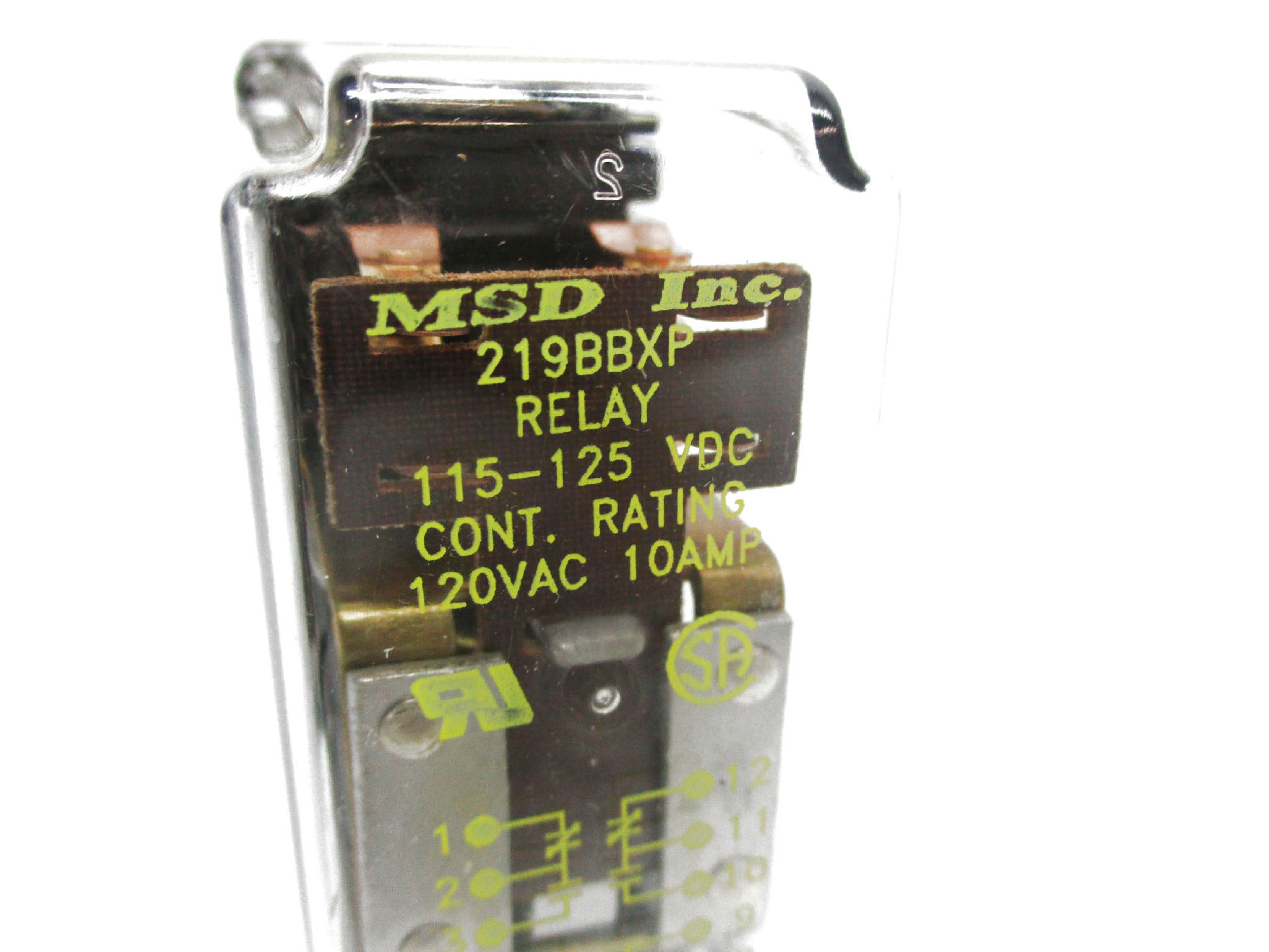 MSD 219BBXP 115-125VDC NSNP