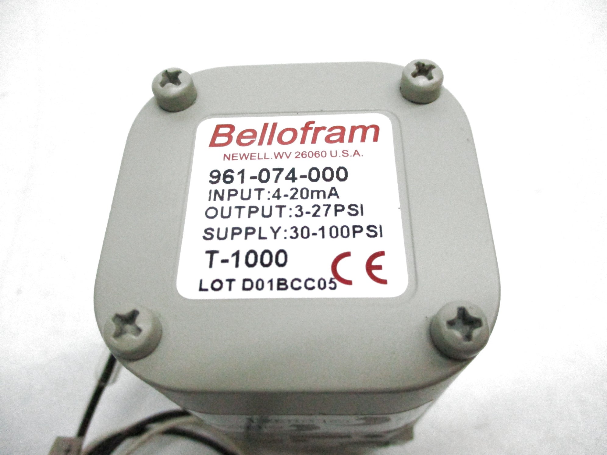 BELLOFRAM 961-074-000 UNMP