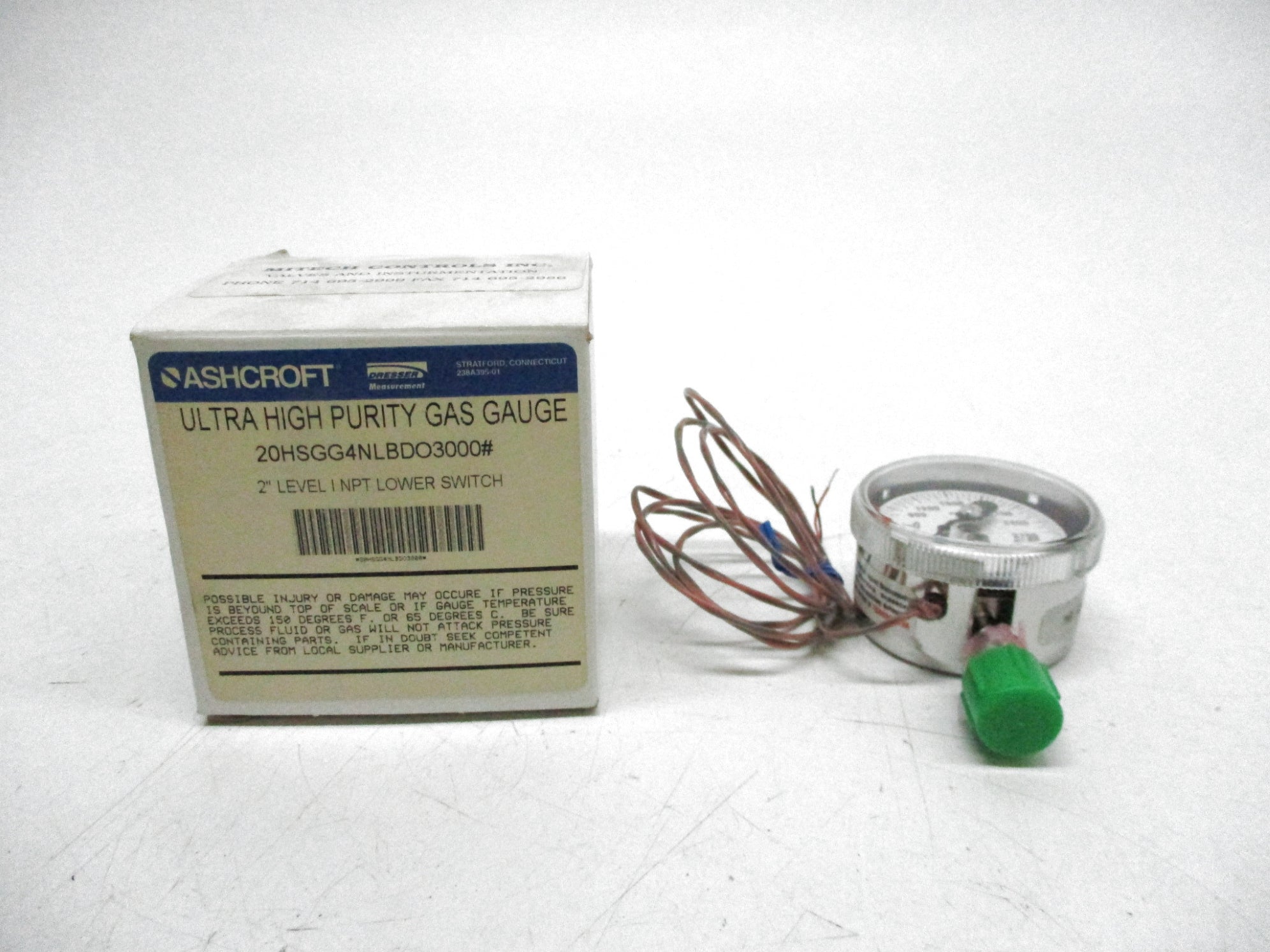 ASHCROFT 20HSGG4NLBDO3000# 3000PSI NSMP