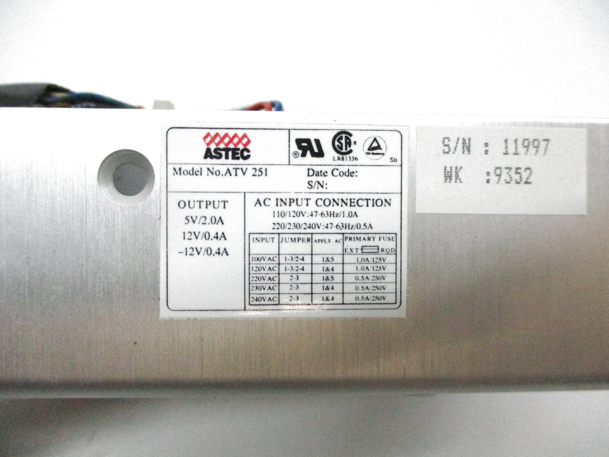 ASTEC ATV251 73-385-023 NSMP