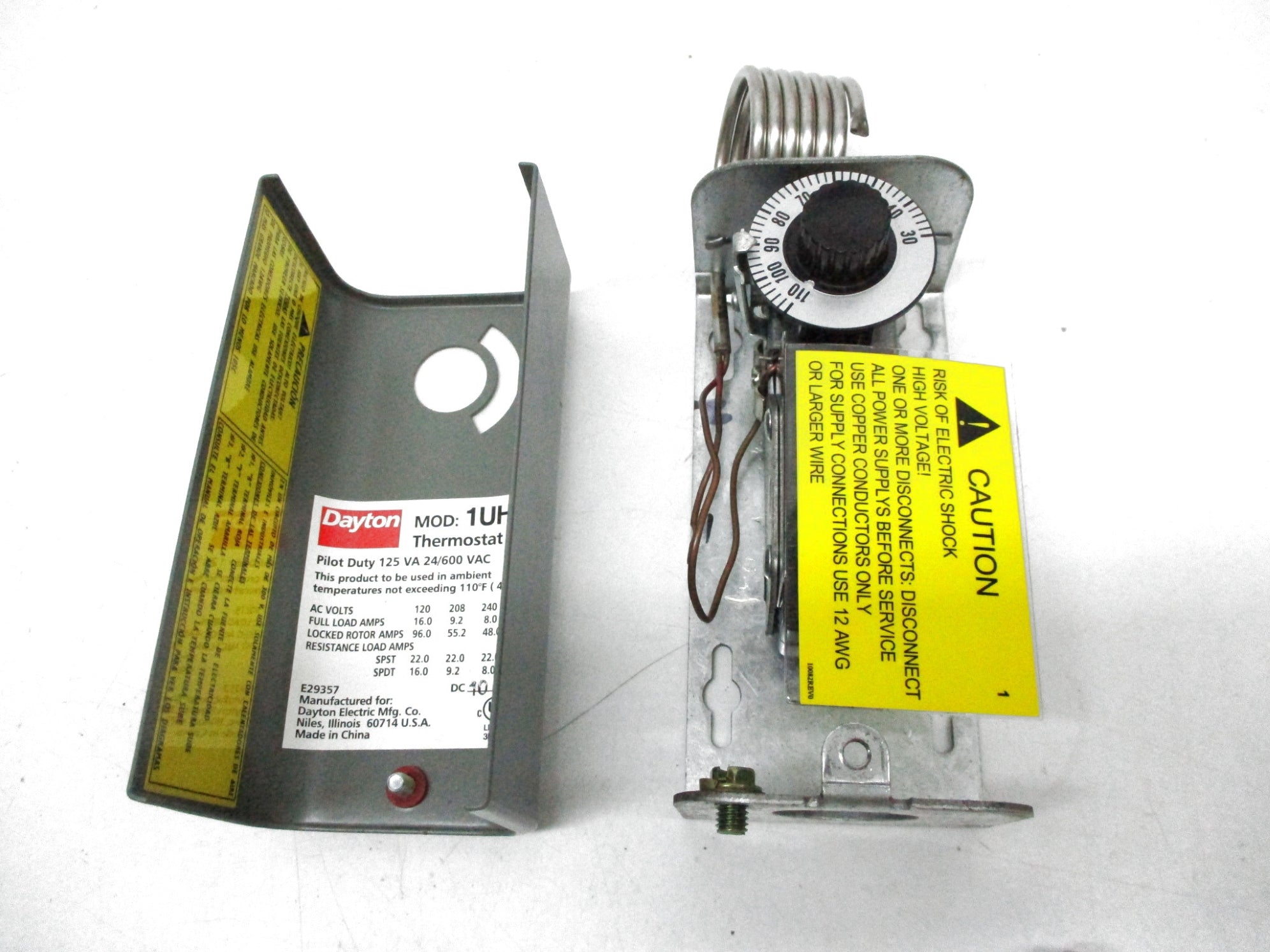 DAYTON 1UHH2 24/600VAC 16.0A 110'F NSMP