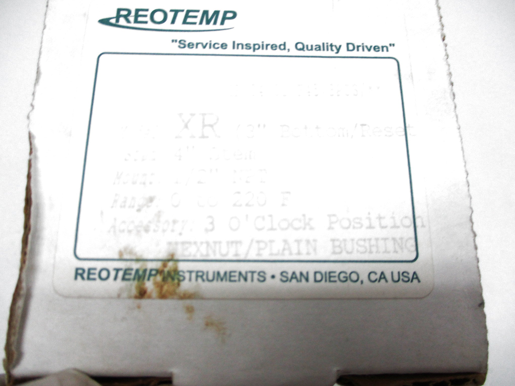 REOTEMP XR 0-220F NSMP