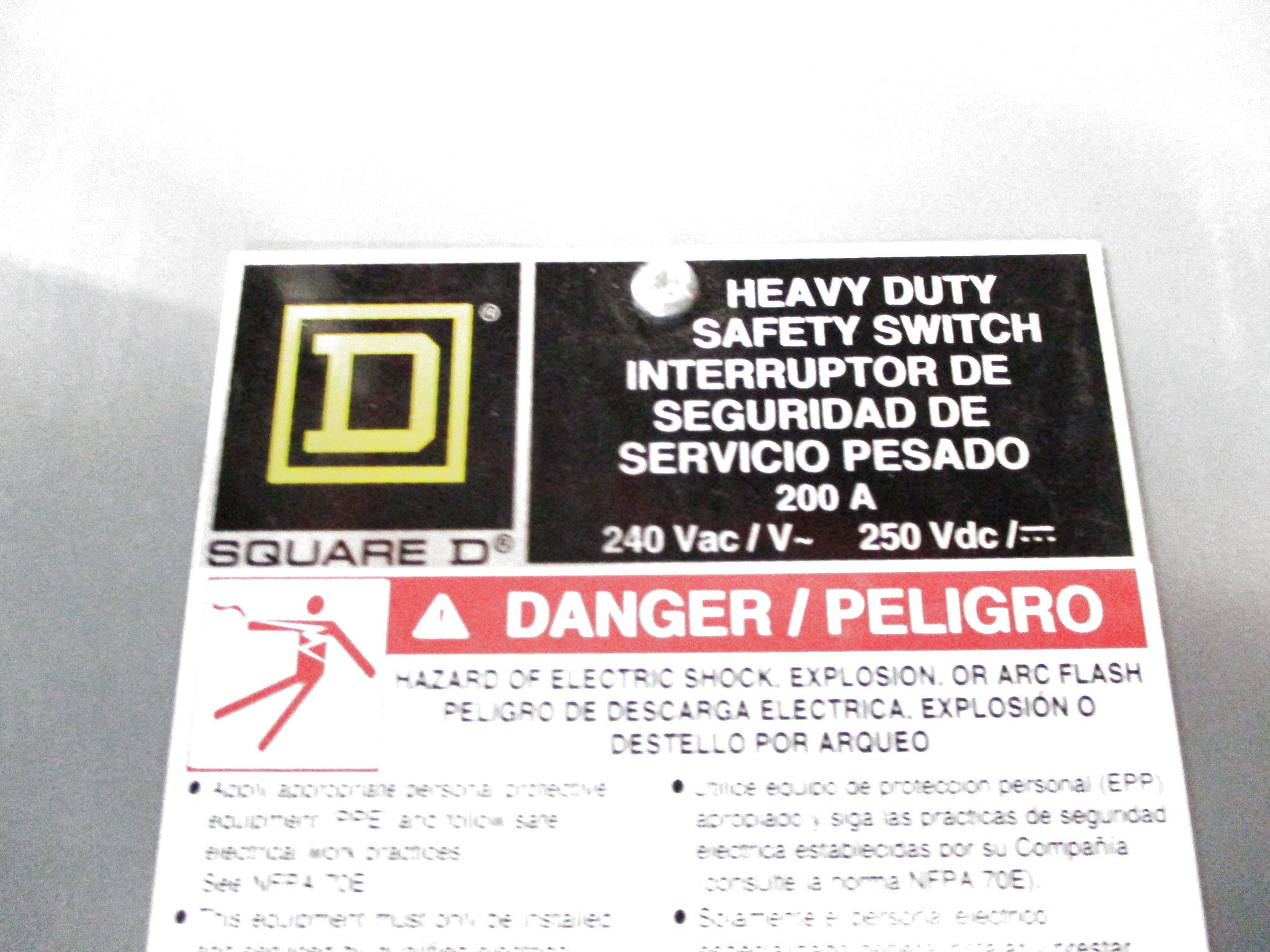 SQUARE D H324N SER. F05 (AS PICTURED) NSMP