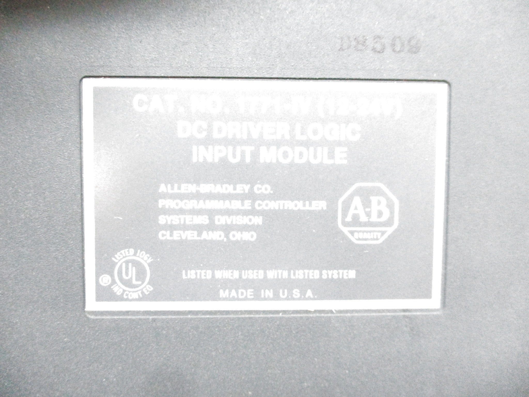 ALLEN BRADLEY 1771-IV UNMP