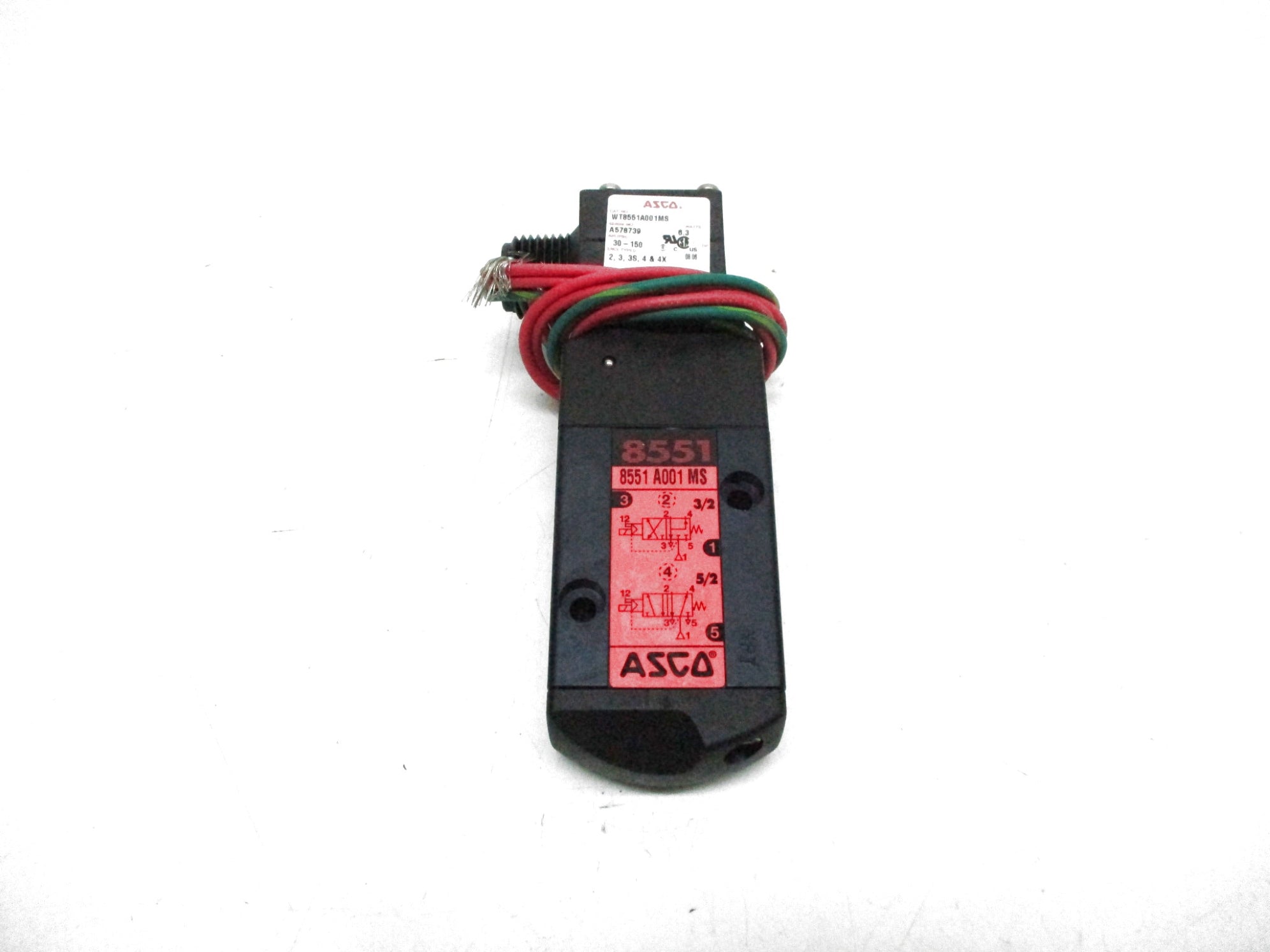 ASCO WT8551A001MS 120/60 30-150PSI  NSNP