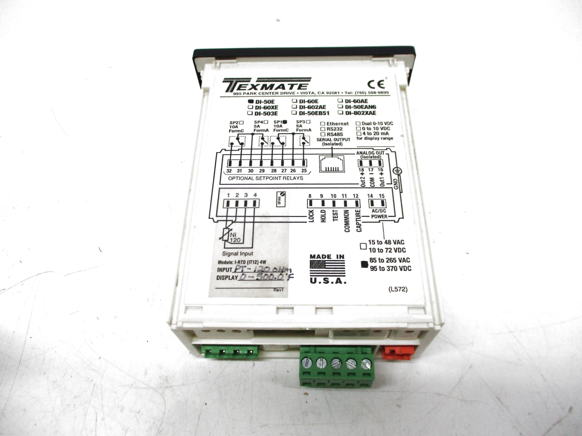 TEXMATE DI-50E NSMP