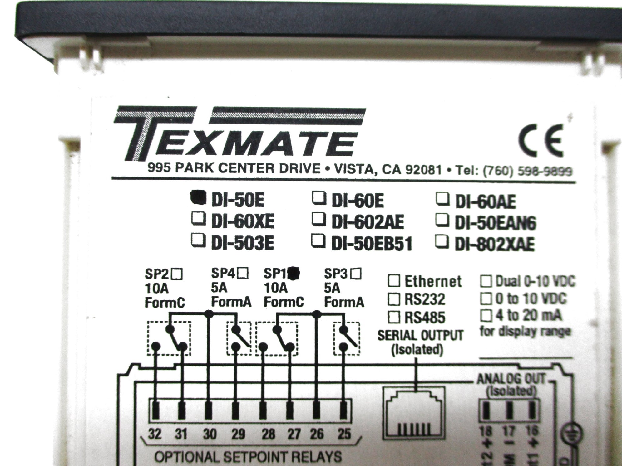 TEXMATE DI-50E NSMP