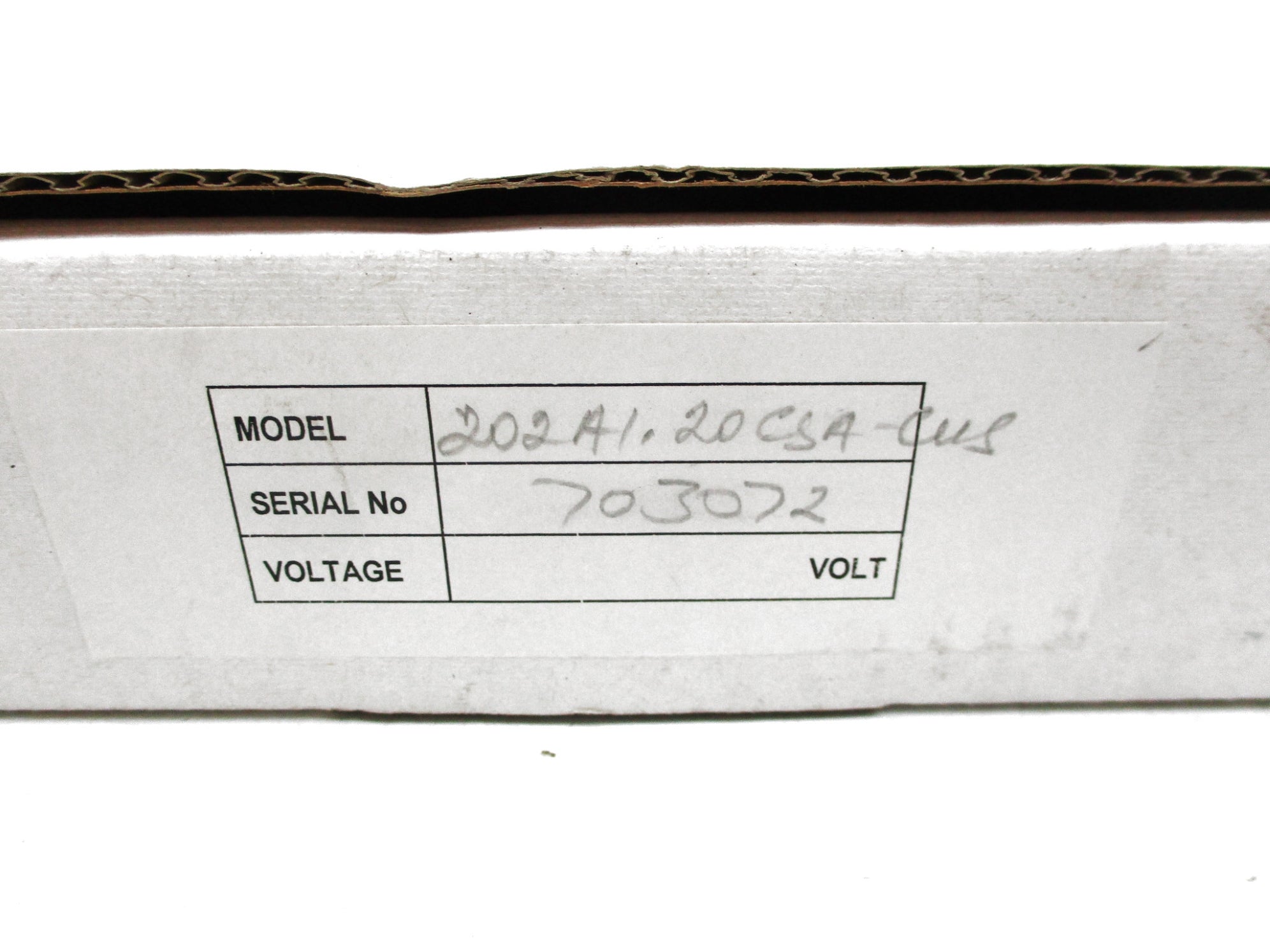 CONTREC SYSTEMS 202A120CSA-CUS NSMP