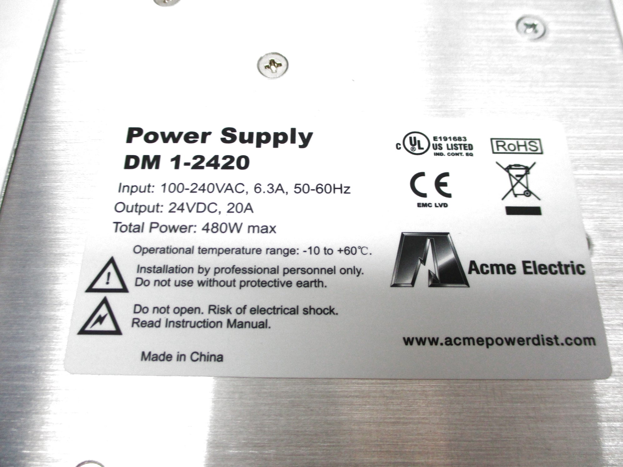 ACME ELECTRIC DM1-2420 NSMP