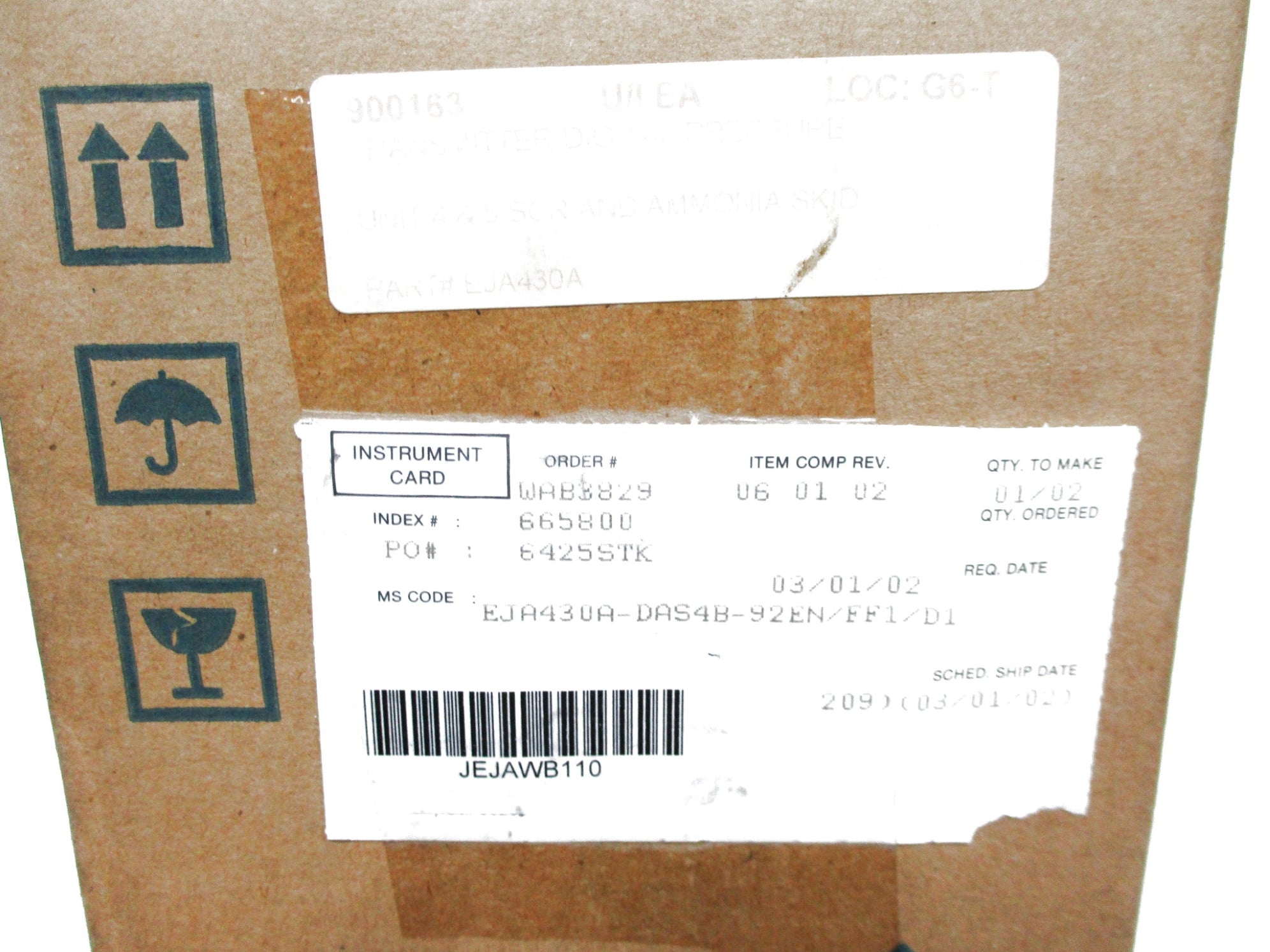 YOKOGAWA EJA430A-DAS4B-92EN/FF1/D1 NSFS