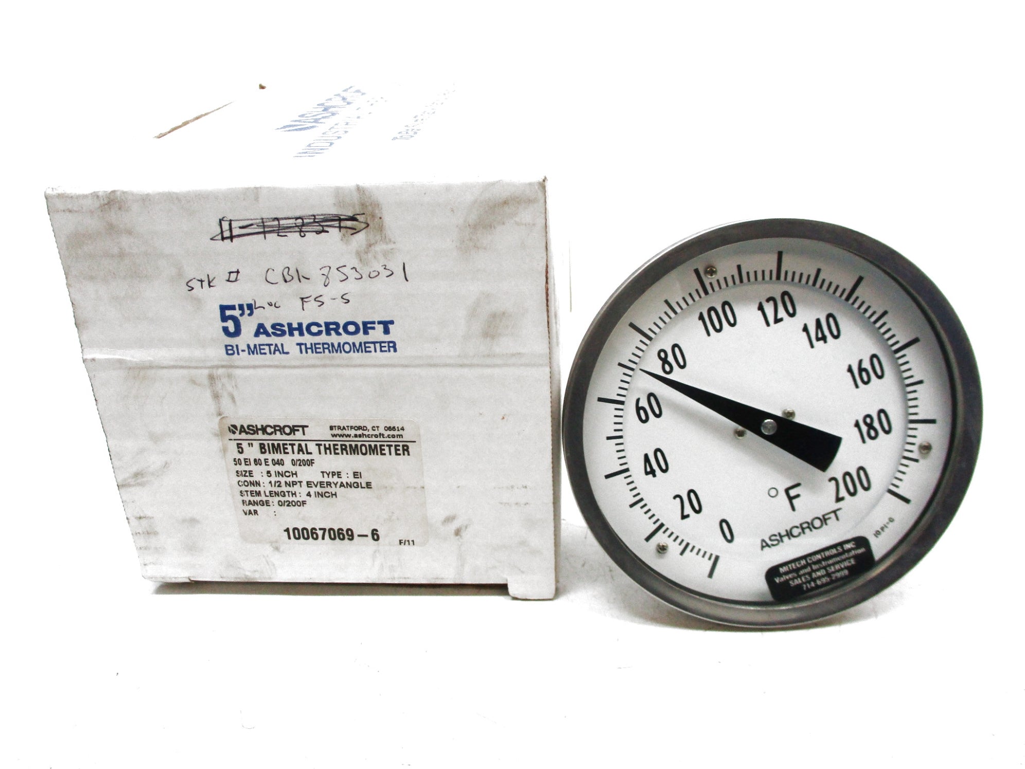 ASHCROFT 50EI60E040 0/200F NSMP