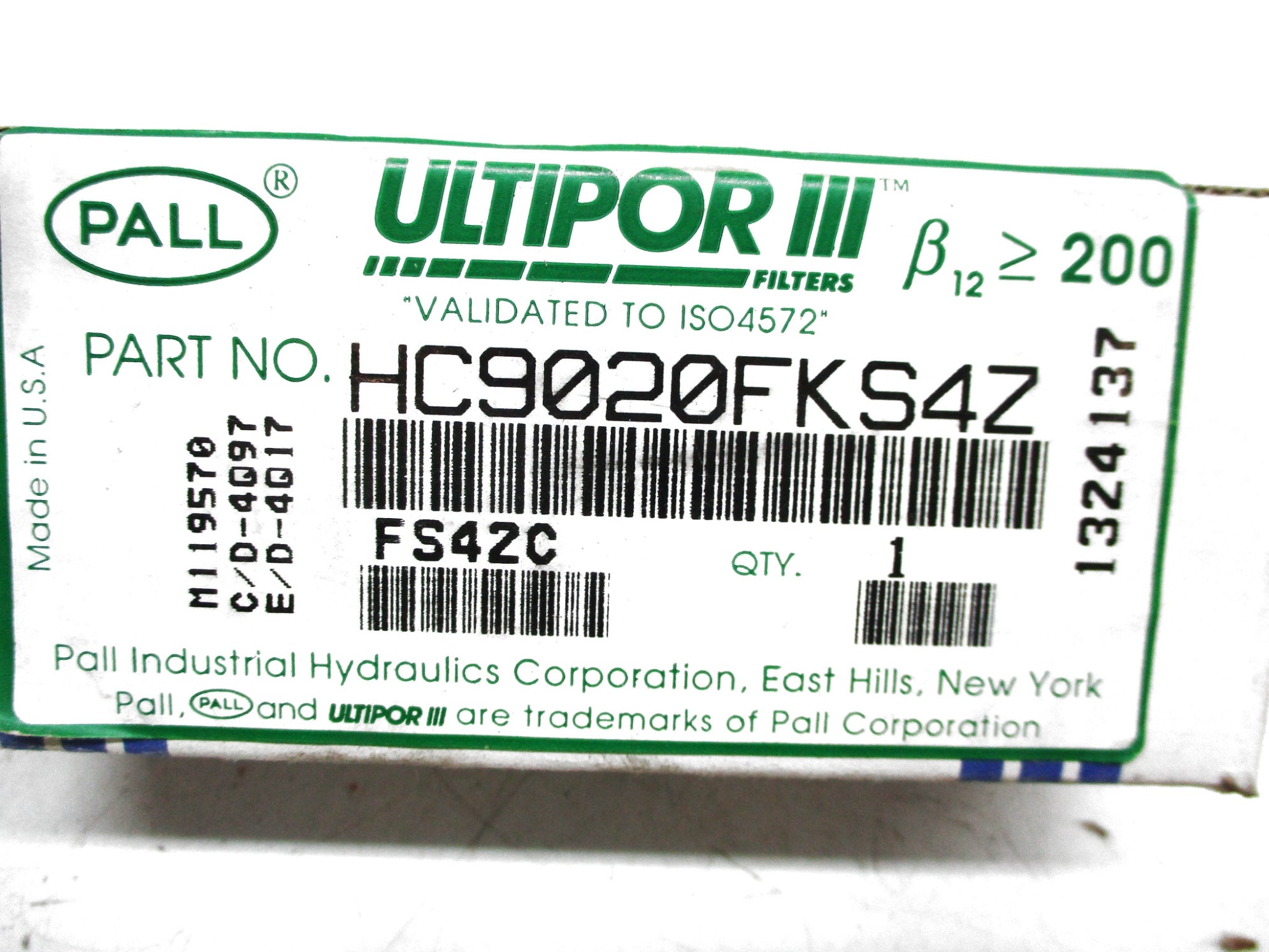 PALL HC9020FKS4Z NSMP