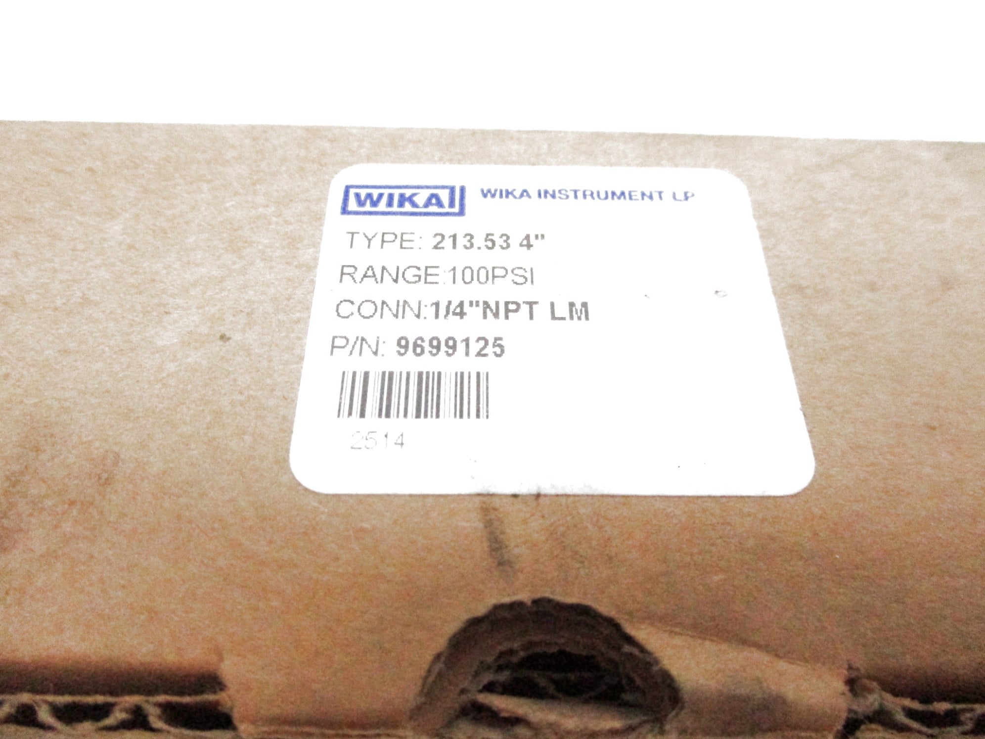WIKA 9699125 100PSI NSMP