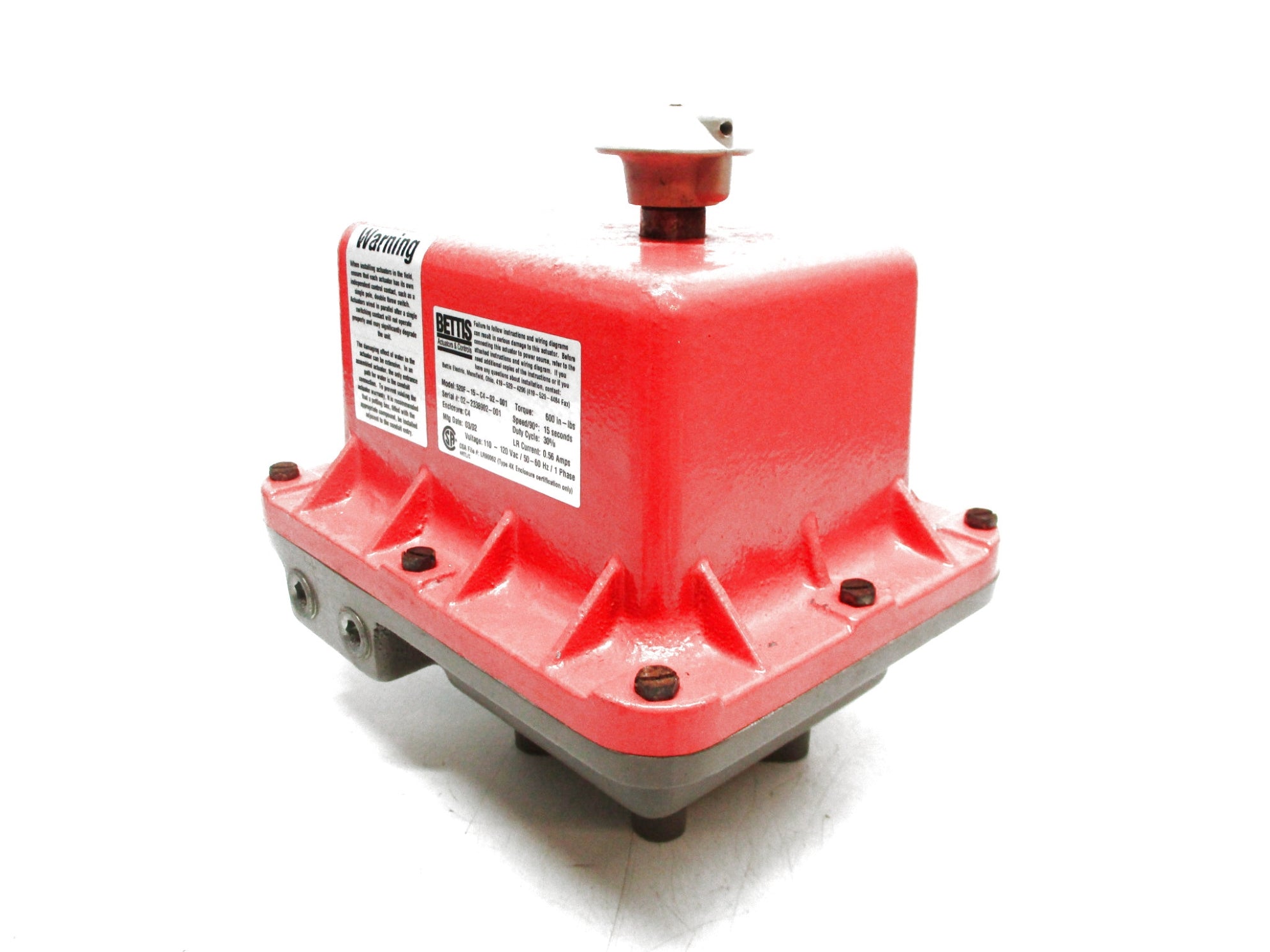 BETTIS 520F-15-C4-02-001 UNMP