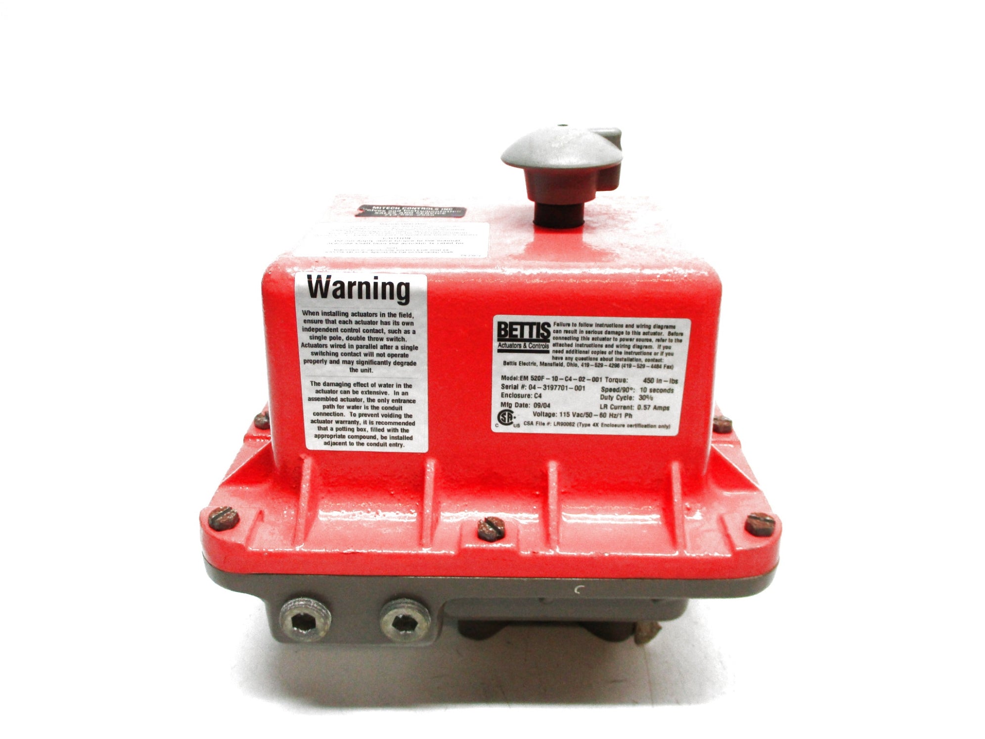 BETTIS 520F-10-C4-02-001 UNMP