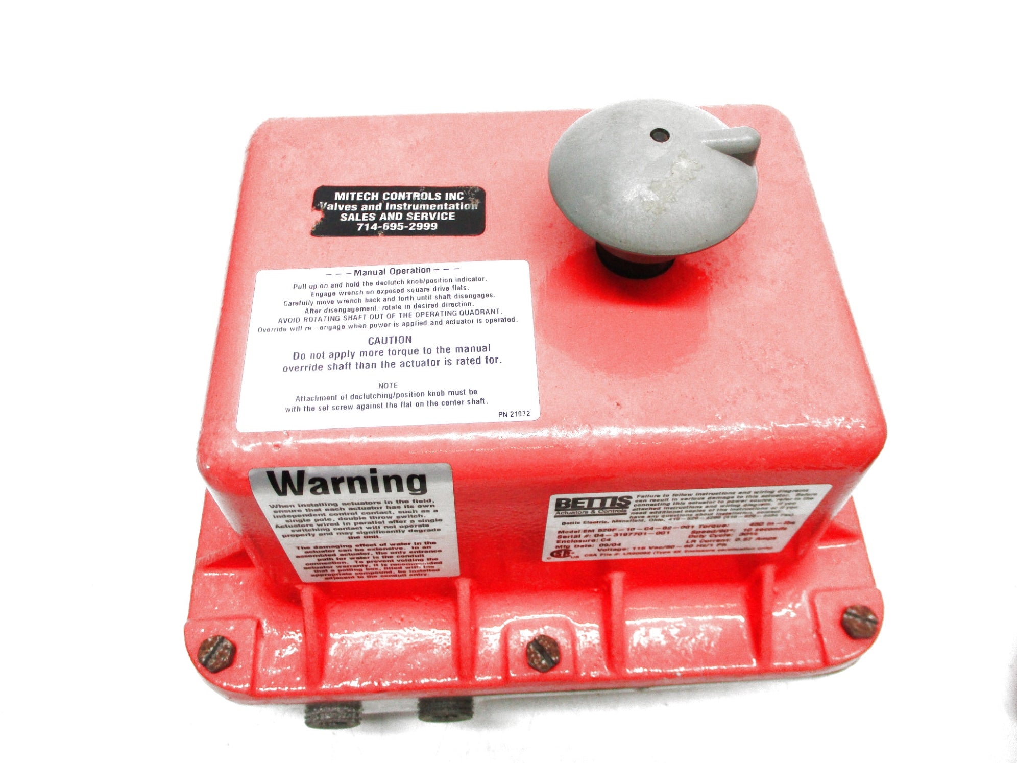 BETTIS 520F-10-C4-02-001 UNMP