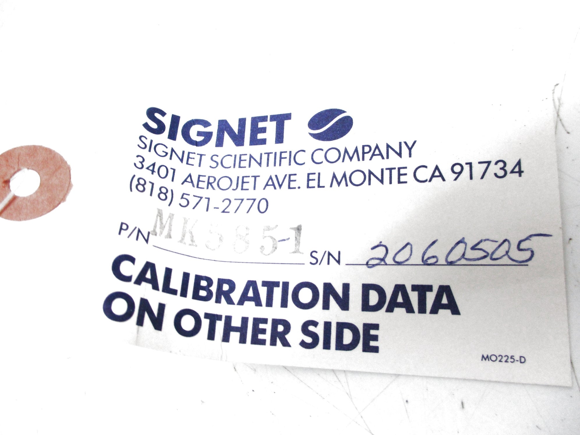 SIGNET P58540-1 0-5GPM NSNP