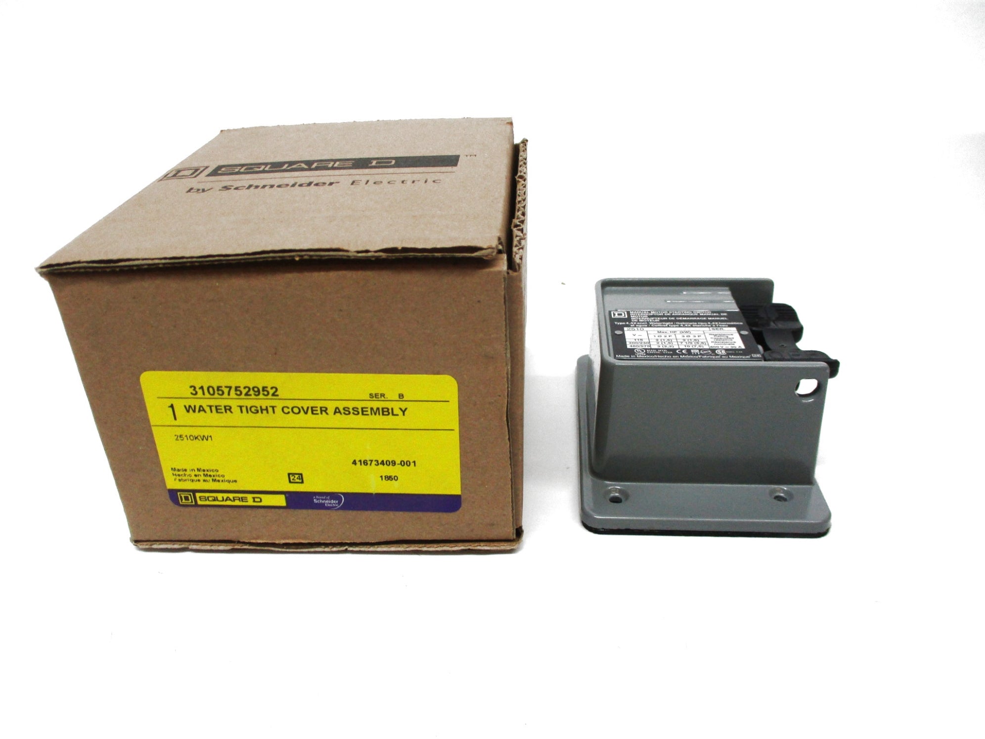 SQUARE D  2510KW1 Cover only SER. B (AS PICTURED) NSMP