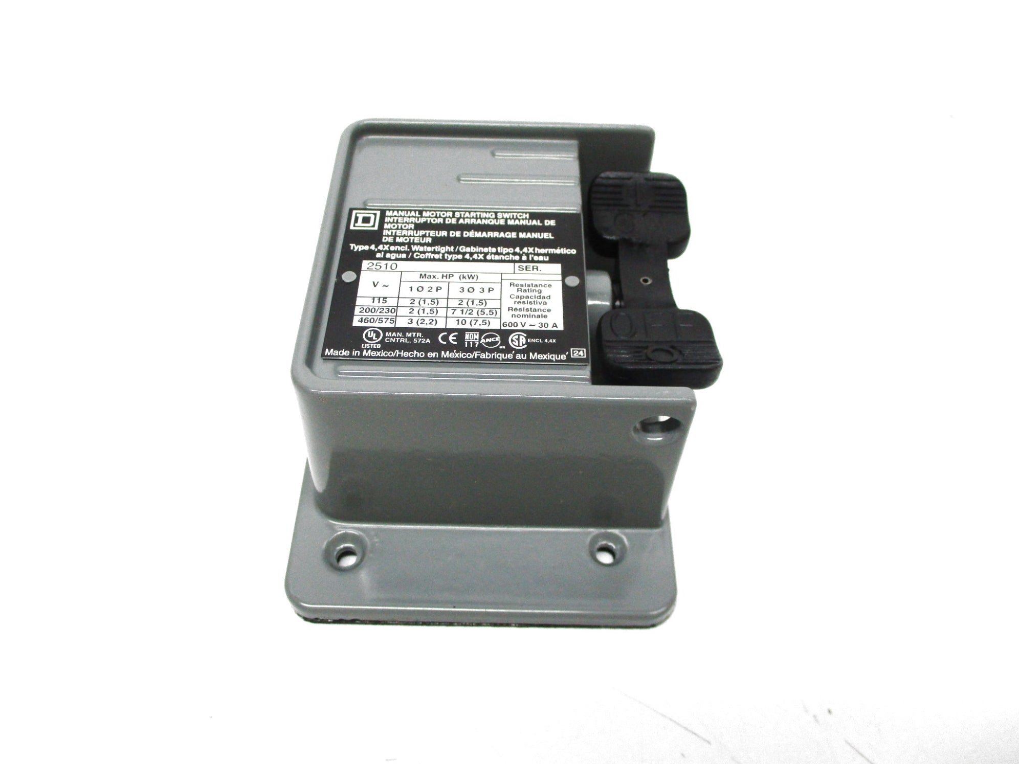 SQUARE D  2510KW1 Cover only SER. B (AS PICTURED) NSMP