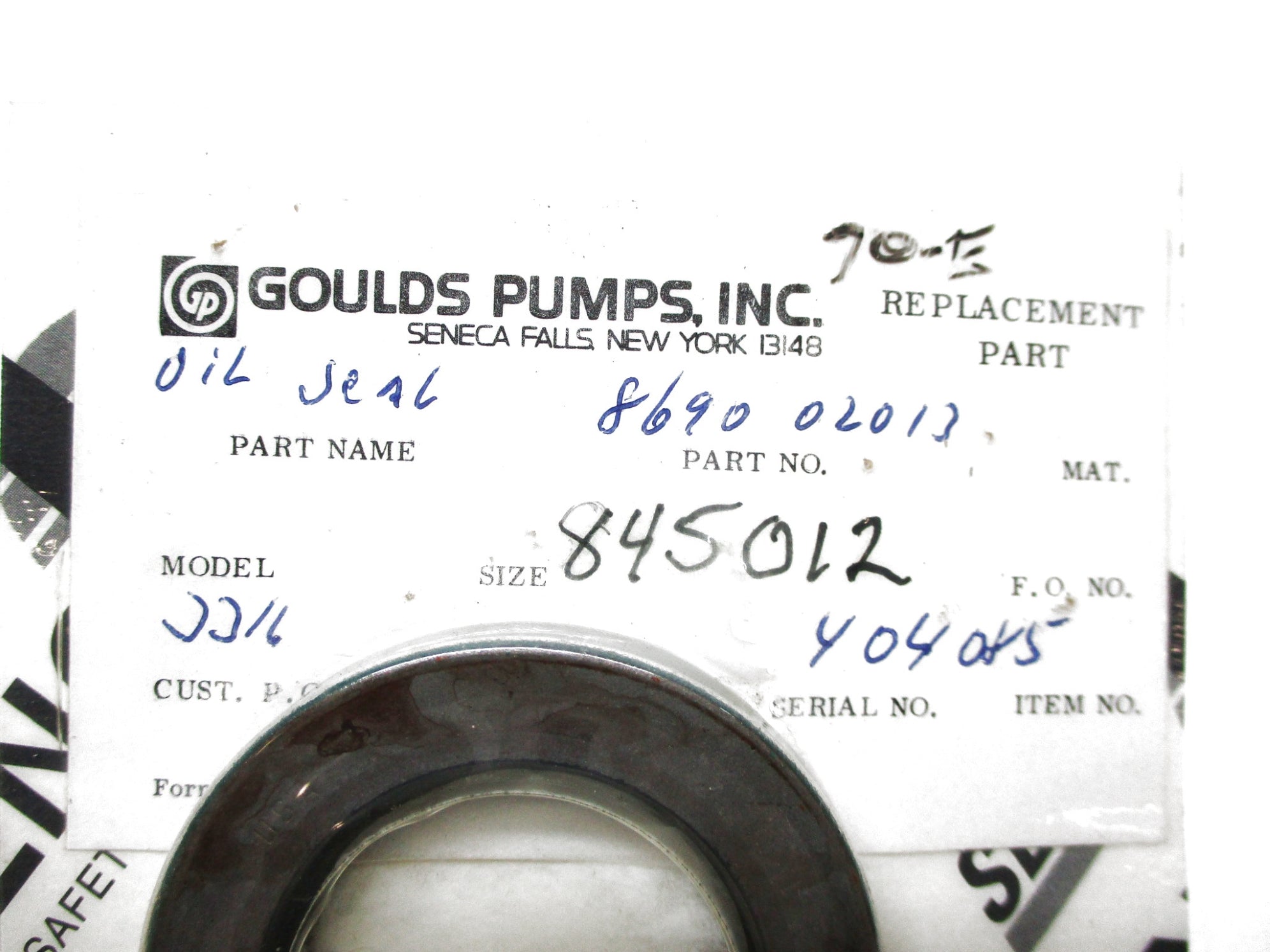 GOULDS PUMPS 869002013 845012 (AS PICTURED) NSMP