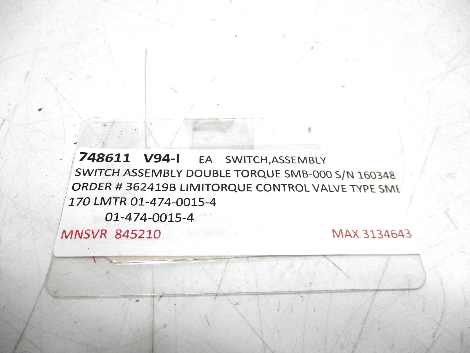 LIMITORQUE SMB-000 UNMP