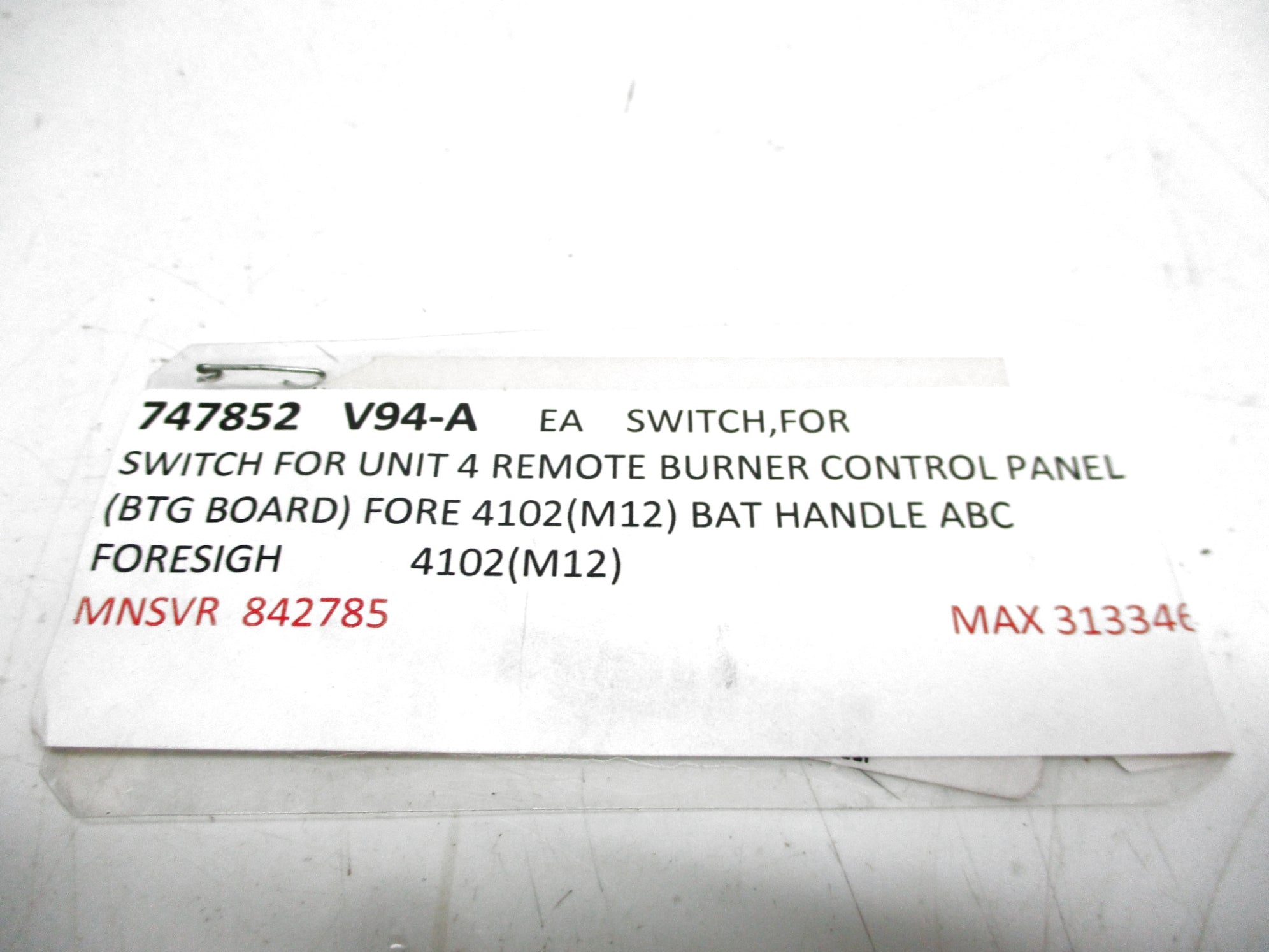 INDUSTRIAL MRO 4102(M12) (AS PICTURED) UNMP