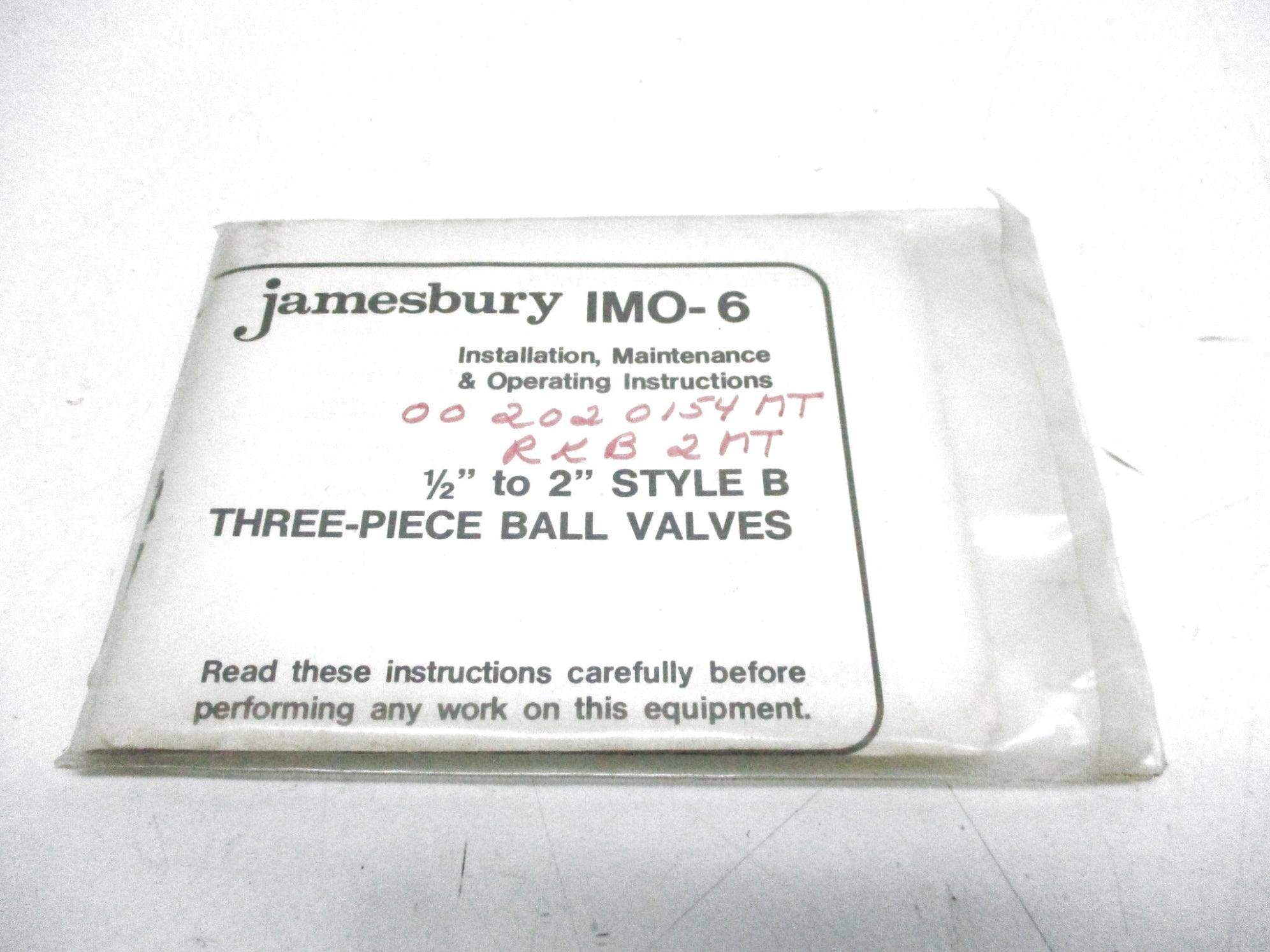 JAMESBURRY RKB2MT NSMP