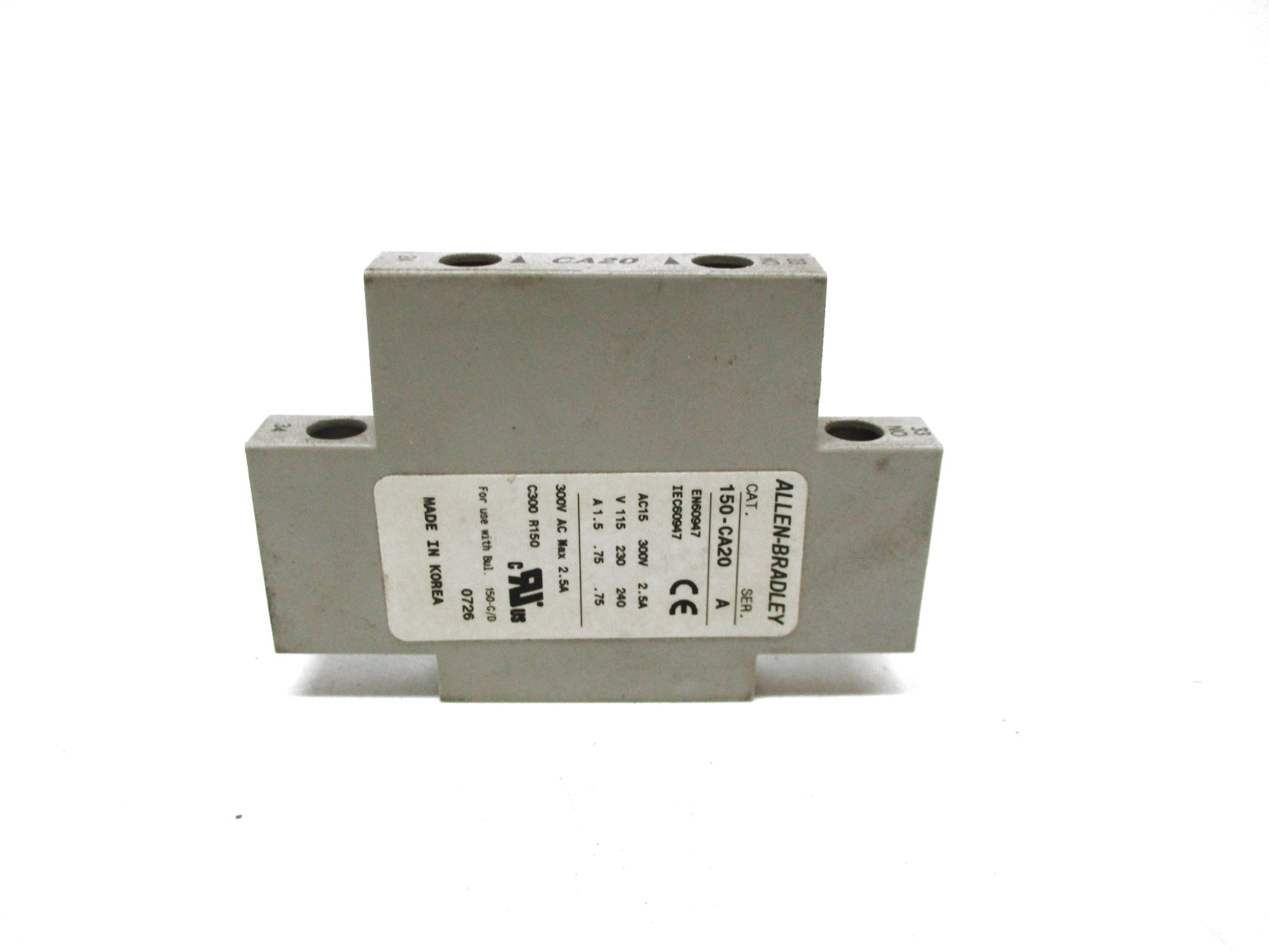 ALLEN BRADLEY 150-CA20 SER. B UNMP