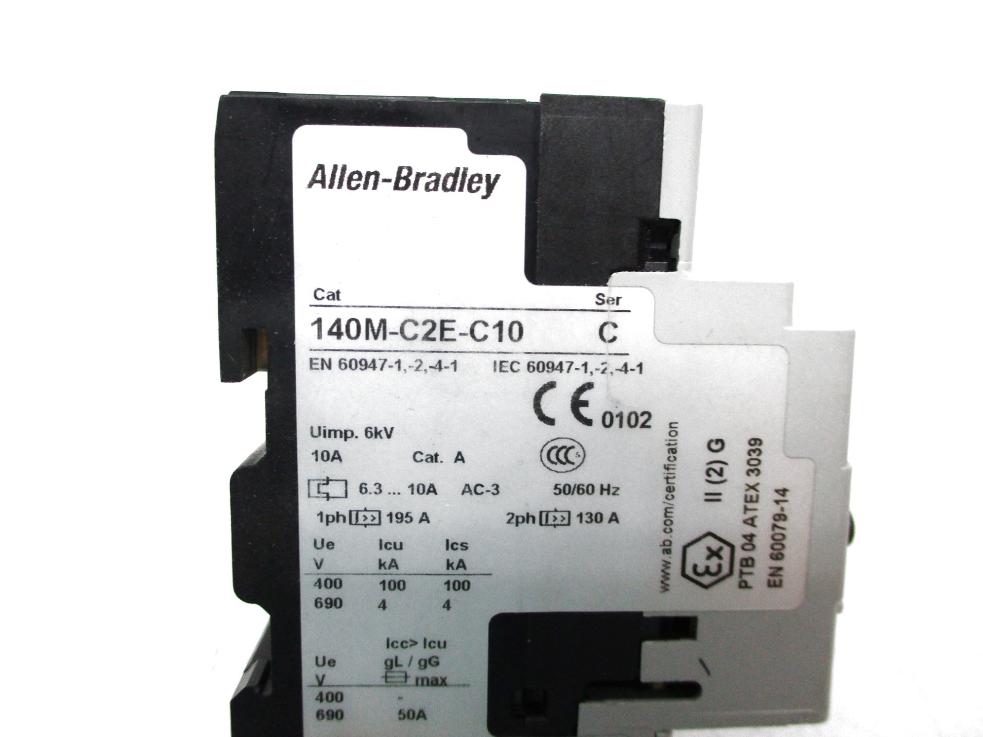 ALLEN BRADLEY 140M-C2E-C10 SER. C 6.3-10A (AS PICTURED) NSNP