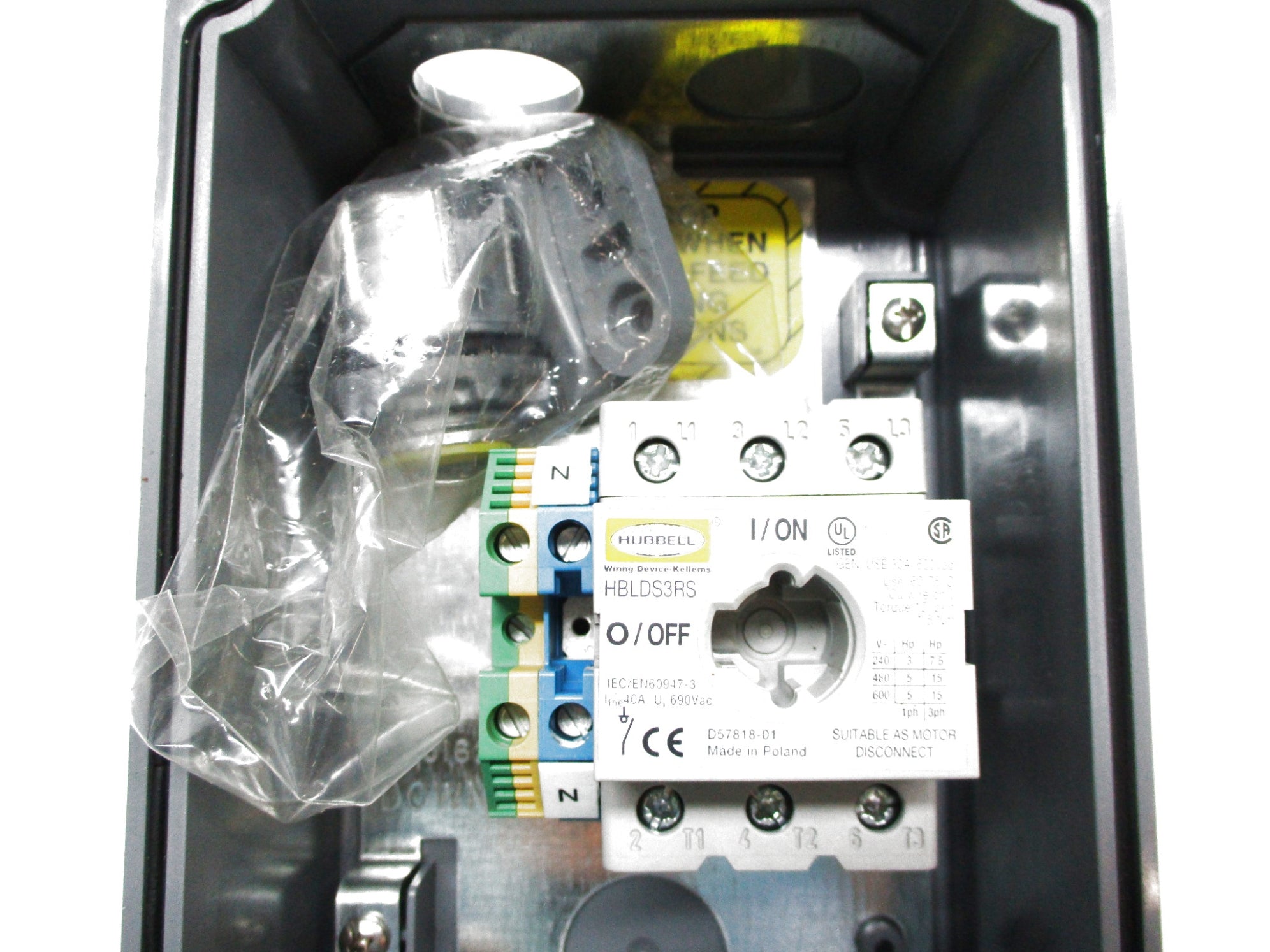 HUBBELL HBLDS3 (AS PICTURED) NSMP