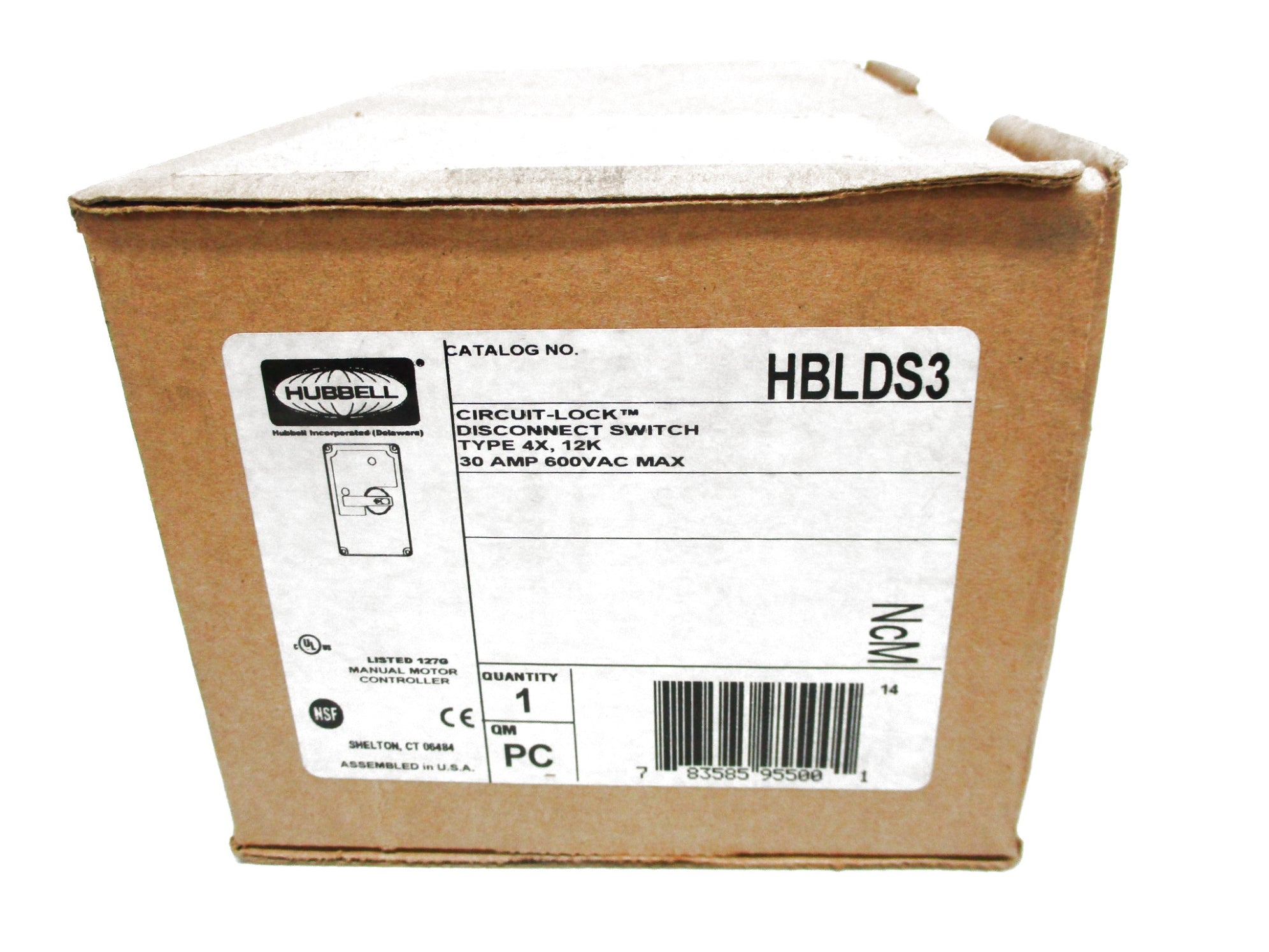 HUBBELL HBLDS3 (AS PICTURED) NSMP