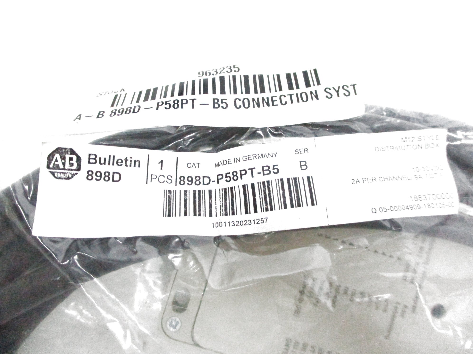 ALLEN BRADLEY 898D-P58PT-B5 SER. B NSMP