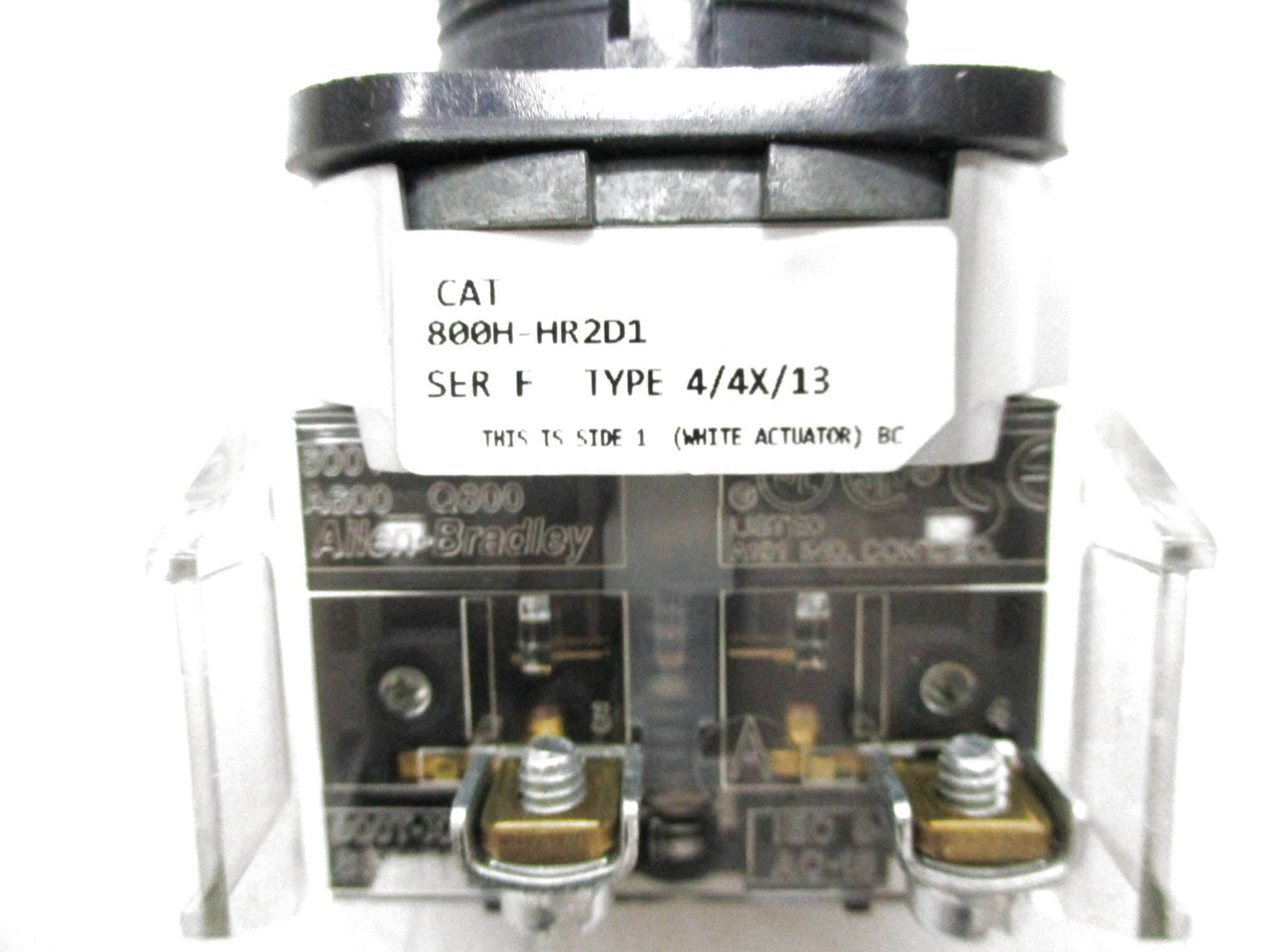 ALLEN BRADLEY 800H-HR2D1 SER. F (AS PICTURED) (WH) NSMP