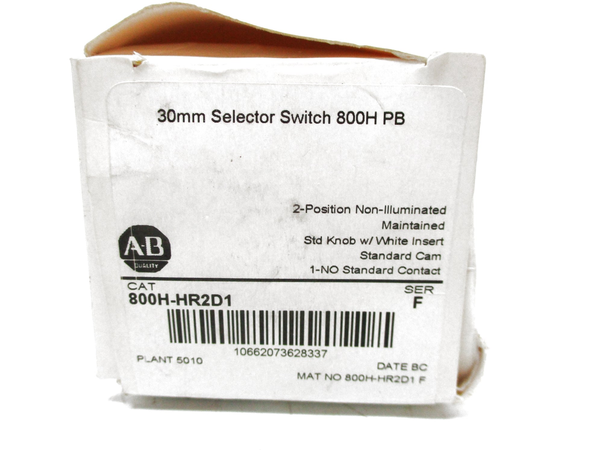 ALLEN BRADLEY 800H-HR2D1 SER. F (AS PICTURED) (WH) NSMP