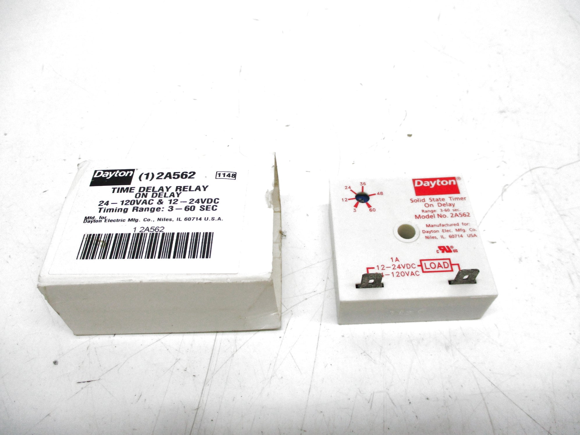 DAYTON 2A562 24-120VAC 12-24VDC NSMP