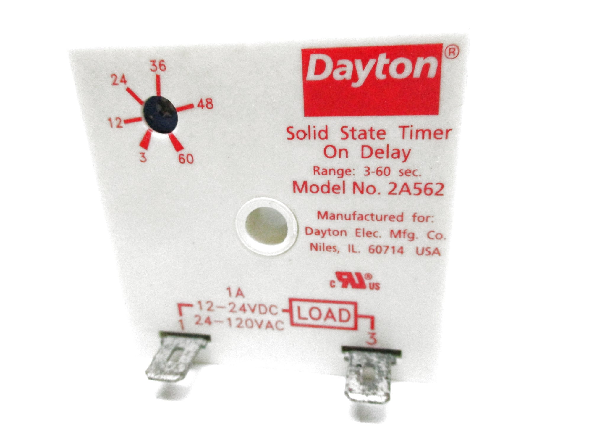 DAYTON 2A562 24-120VAC 12-24VDC NSMP