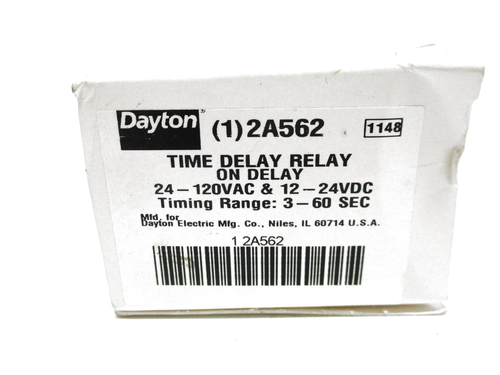 DAYTON 2A562 24-120VAC 12-24VDC NSMP