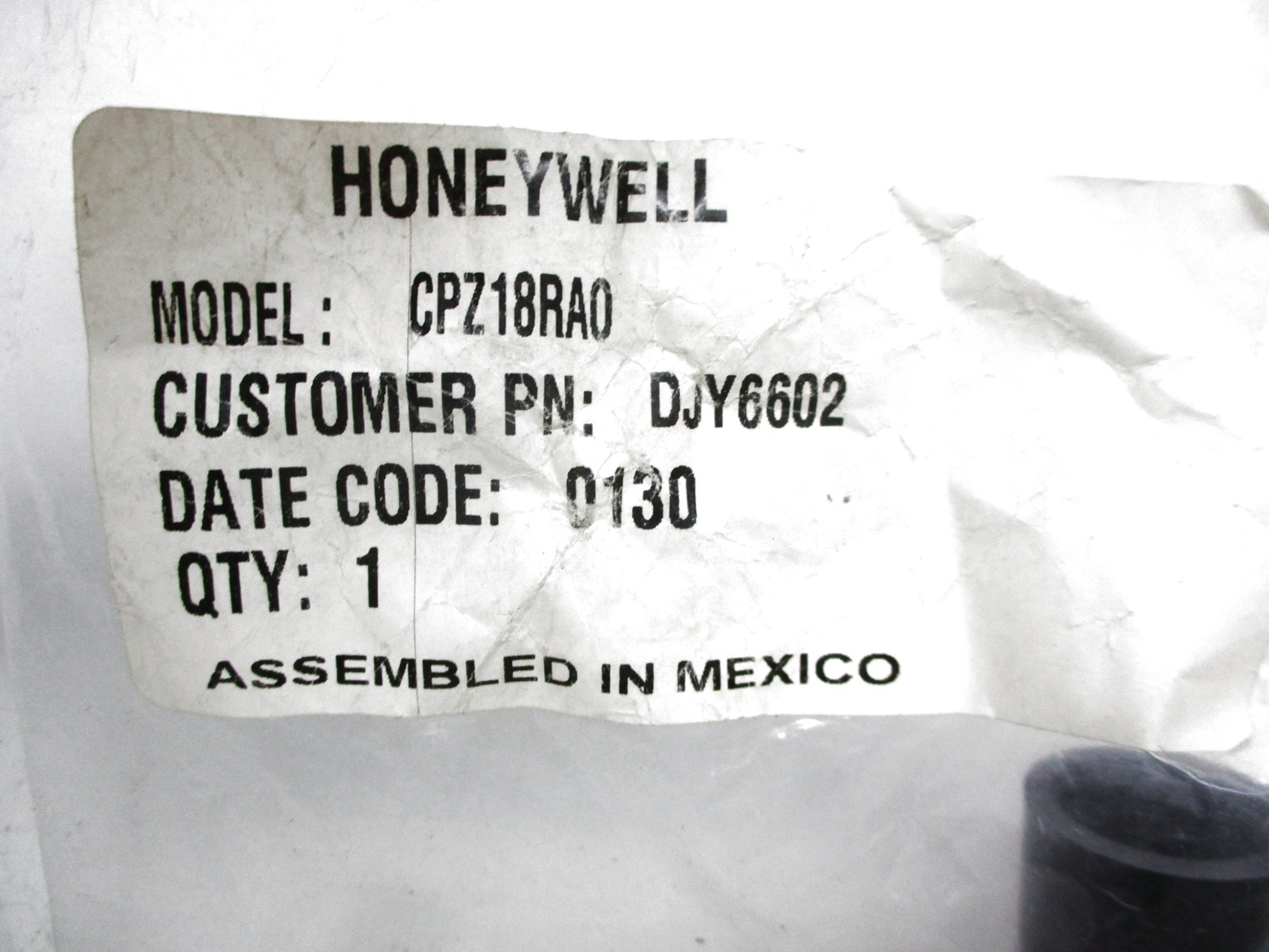 HONEYWELL CPZ18RA0 NSMP