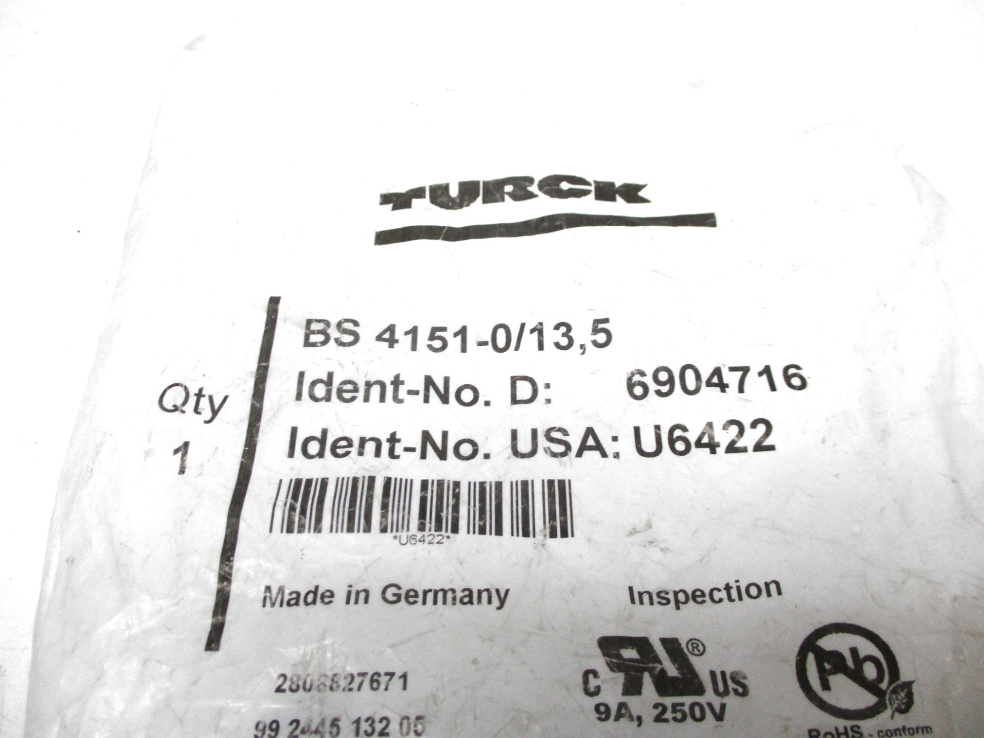 TURCK BS4151-0/13,5 NSMP