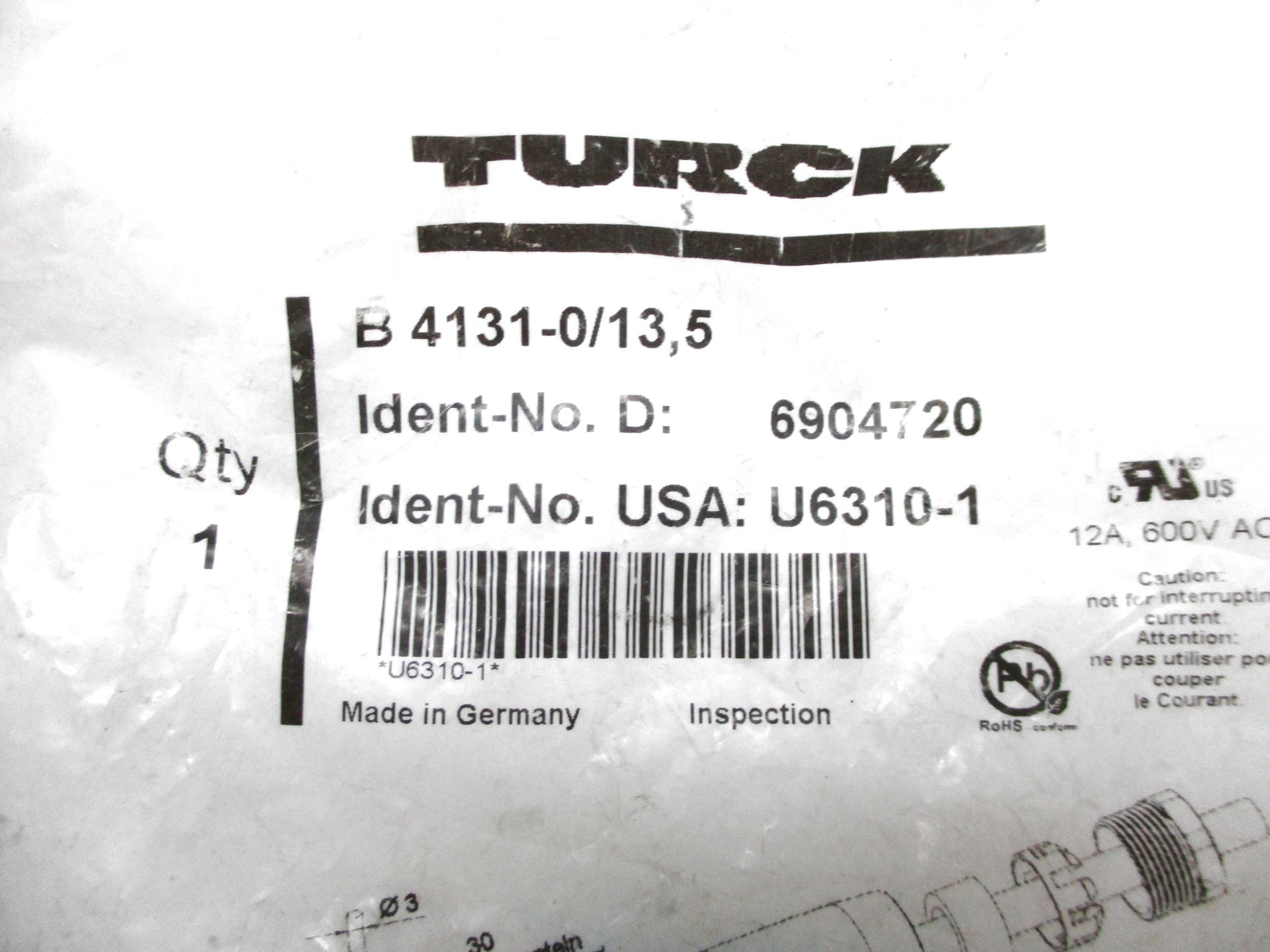 TURCK B4131-0/13,5 NSMP