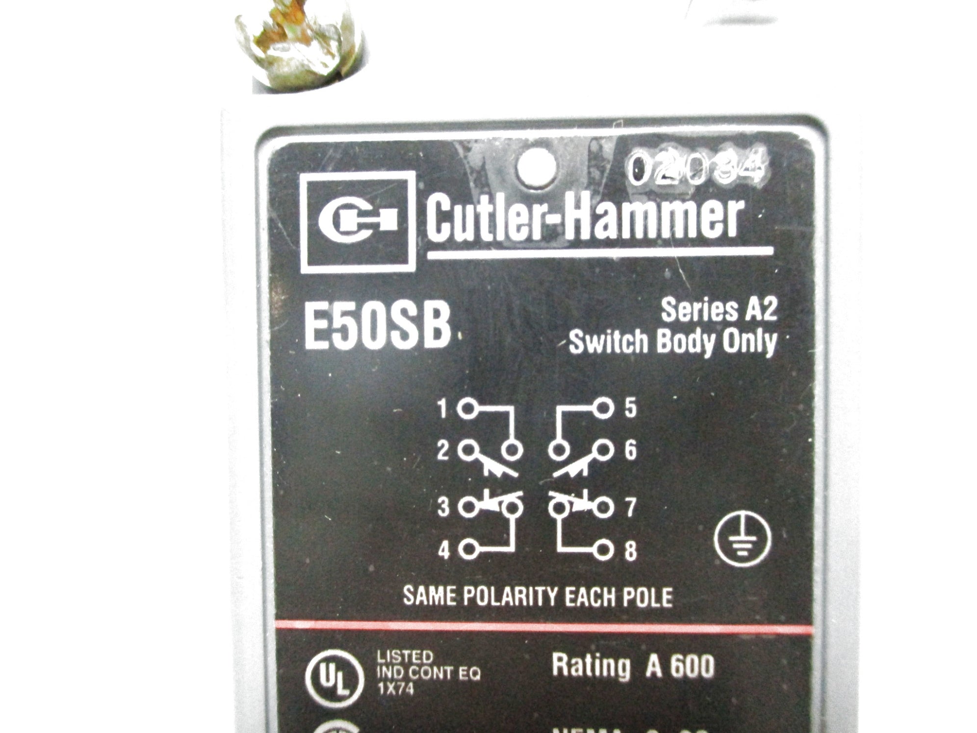 CUTLER HAMMER E50SB SER. A2 NSNP